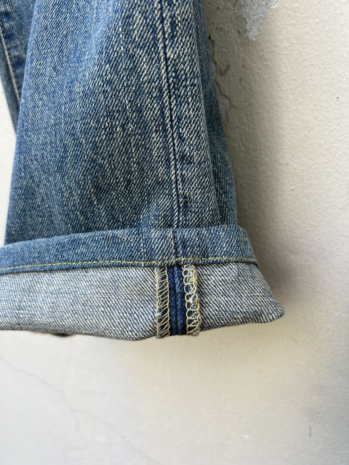 Levi's Vintage Clothing VTG 2002 LVC Levi’s 517 Big E Mud Wash Denim Flared Jeans Size US 32 / EU 48 - 14 Thumbnail