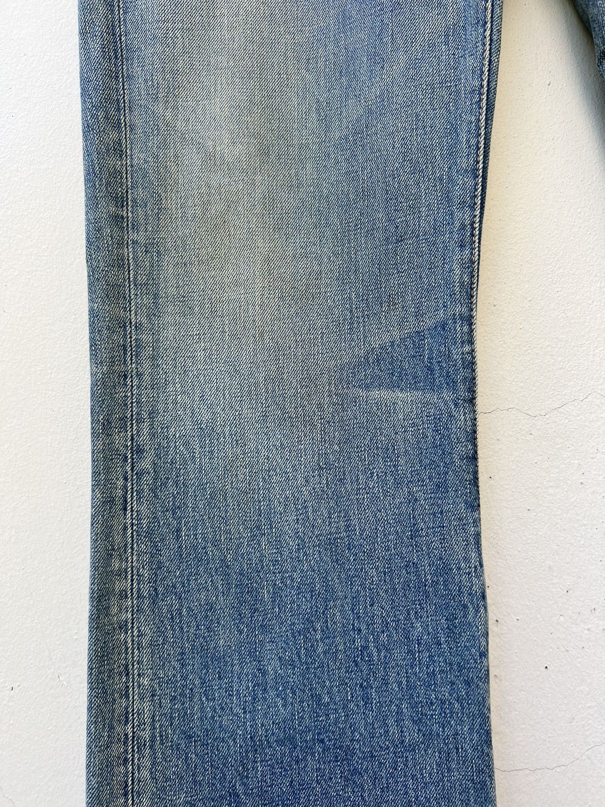 Levi's Vintage Clothing VTG 2002 LVC Levi’s 517 Big E Mud Wash Denim Flared Jeans Size US 32 / EU 48 - 9 Thumbnail