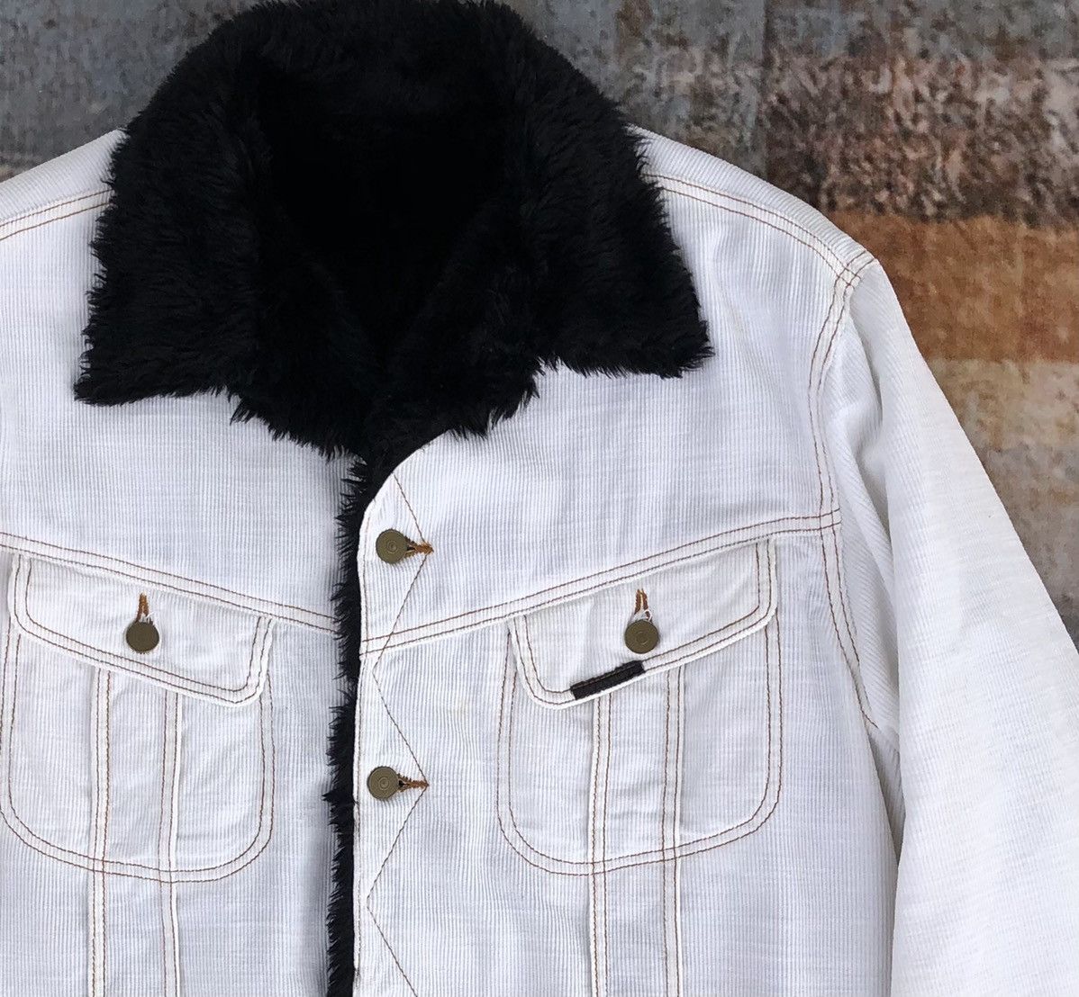 Chevignon CHEVIGNON Trucker Corduroy Fur Lining Inside Size US L / EU 52-54 / 3 - 8 Thumbnail