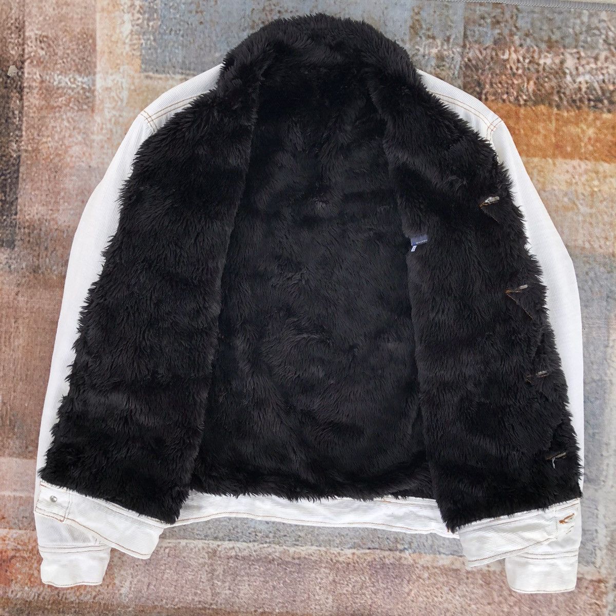 Chevignon CHEVIGNON Trucker Corduroy Fur Lining Inside Size US L / EU 52-54 / 3 - 3 Thumbnail