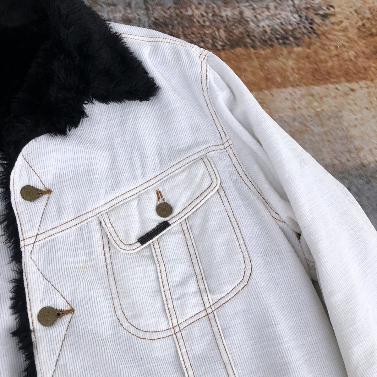 Chevignon CHEVIGNON Trucker Corduroy Fur Lining Inside Size US L / EU 52-54 / 3 - 4 Thumbnail
