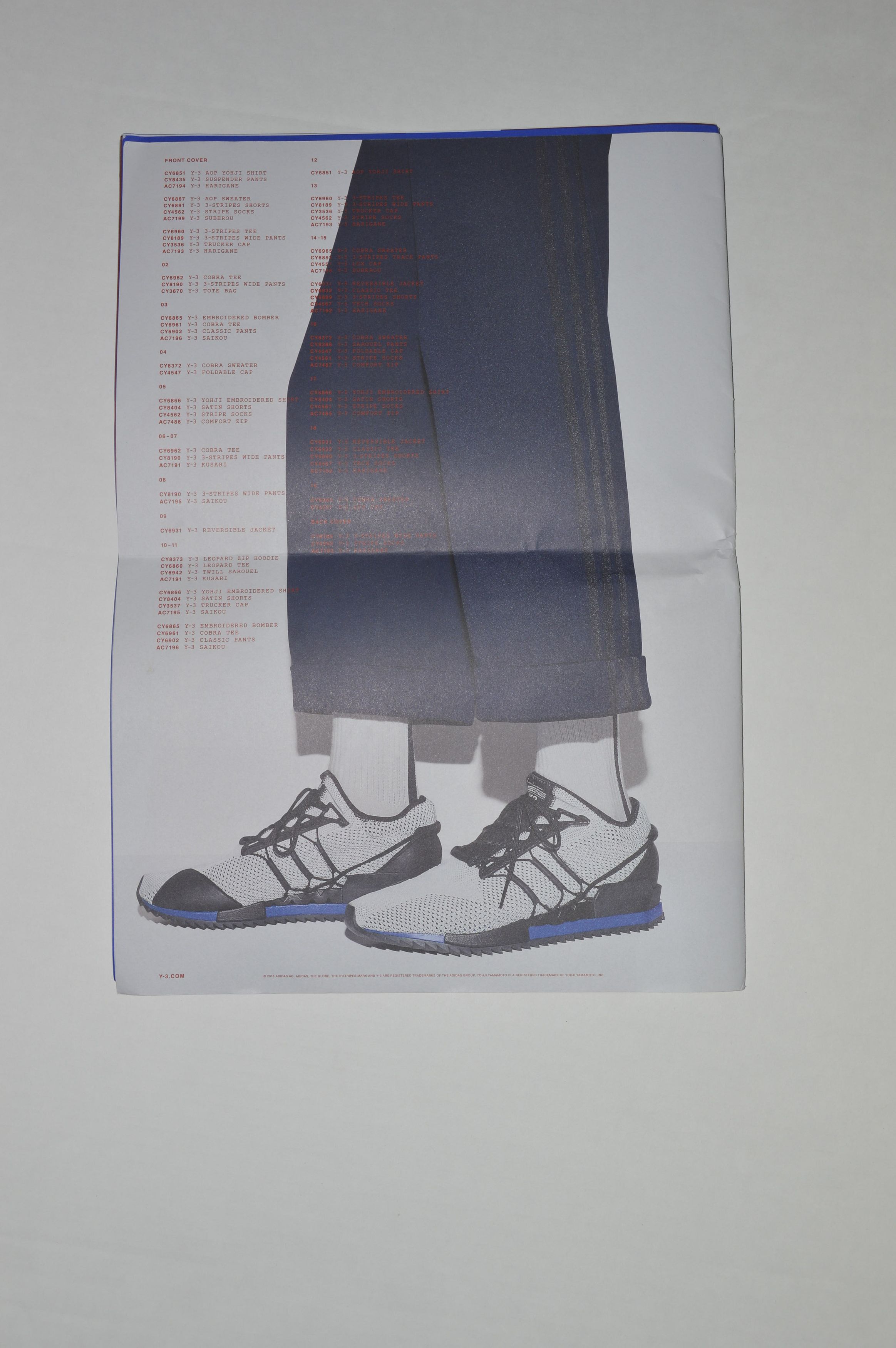 Y-3 SS18 Lookbook /Posters Size ONE SIZE - 6 Preview