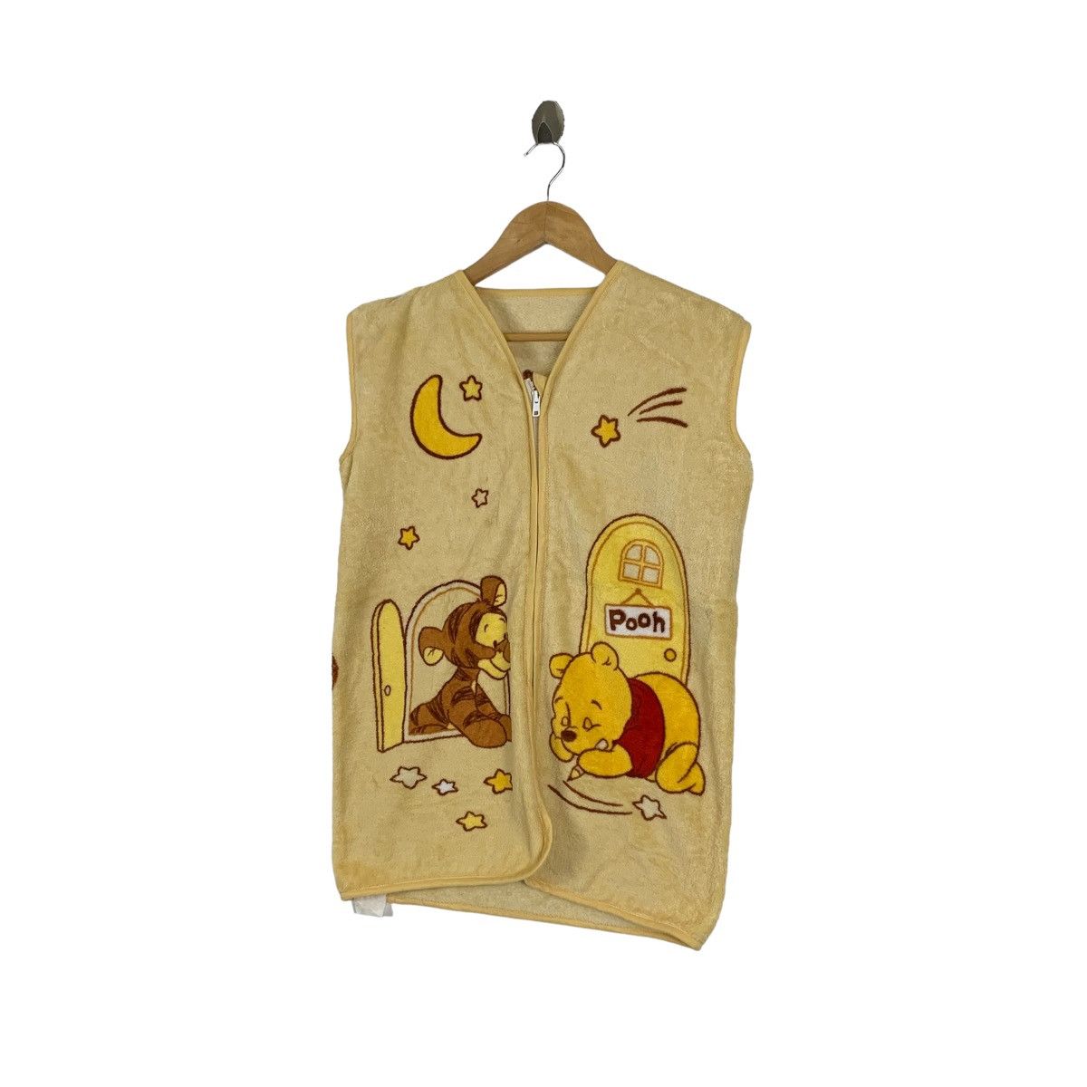 Cartoon Network × Disney × Vintage Winnie The Pooh & Tigger Disney Cartoon Fleece Vest Jacket Size M / US 6-8 / IT 42-44 - 4 Thumbnail