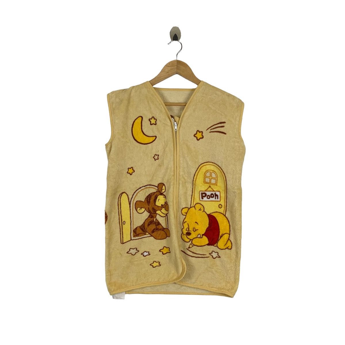 Cartoon Network × Disney × Vintage Winnie The Pooh & Tigger Disney Cartoon Fleece Vest Jacket Size M / US 6-8 / IT 42-44 - 1 Thumbnail
