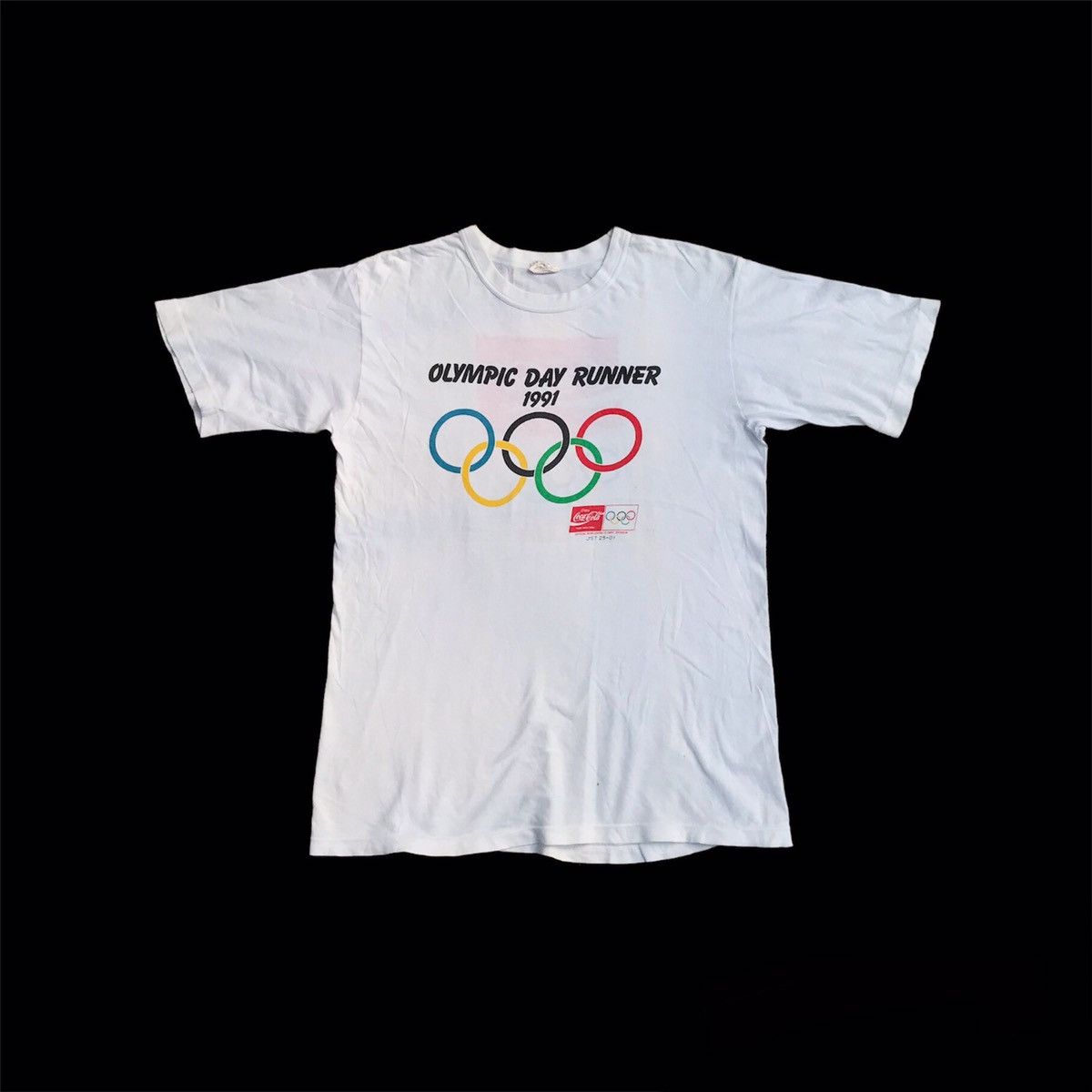 Vintage Olympics Day Runner 1991 Single Stitch Tshirt