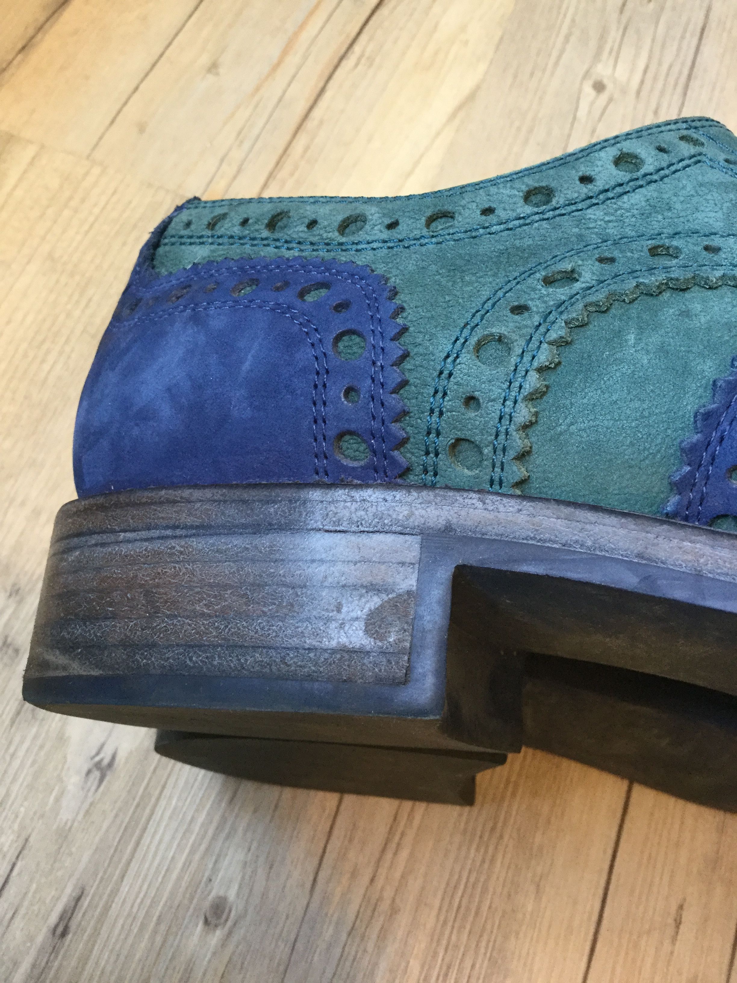 Jean Baptiste Rautureau Two color brogues.Like Saint Laurent or Dior Size US 9 / EU 42 - 6 Thumbnail