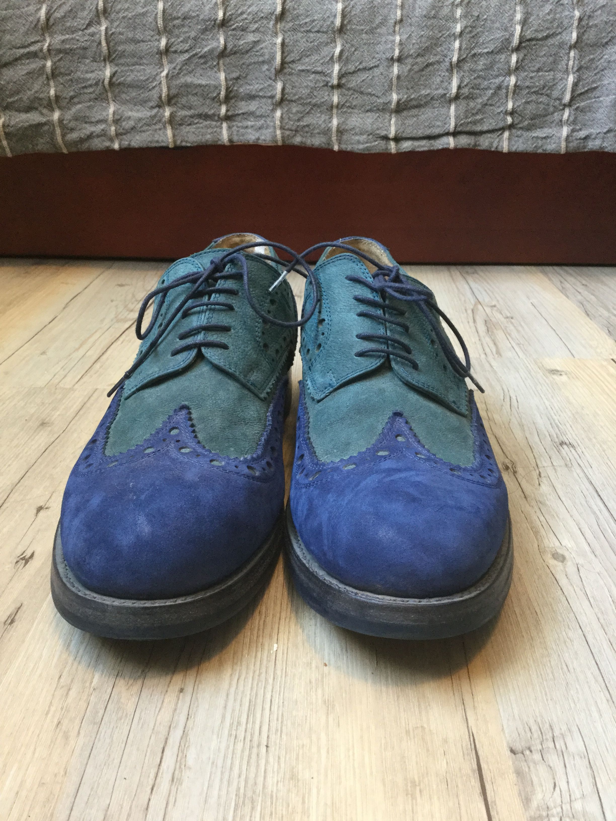 Jean Baptiste Rautureau Two color brogues.Like Saint Laurent or Dior Size US 9 / EU 42 - 4 Thumbnail