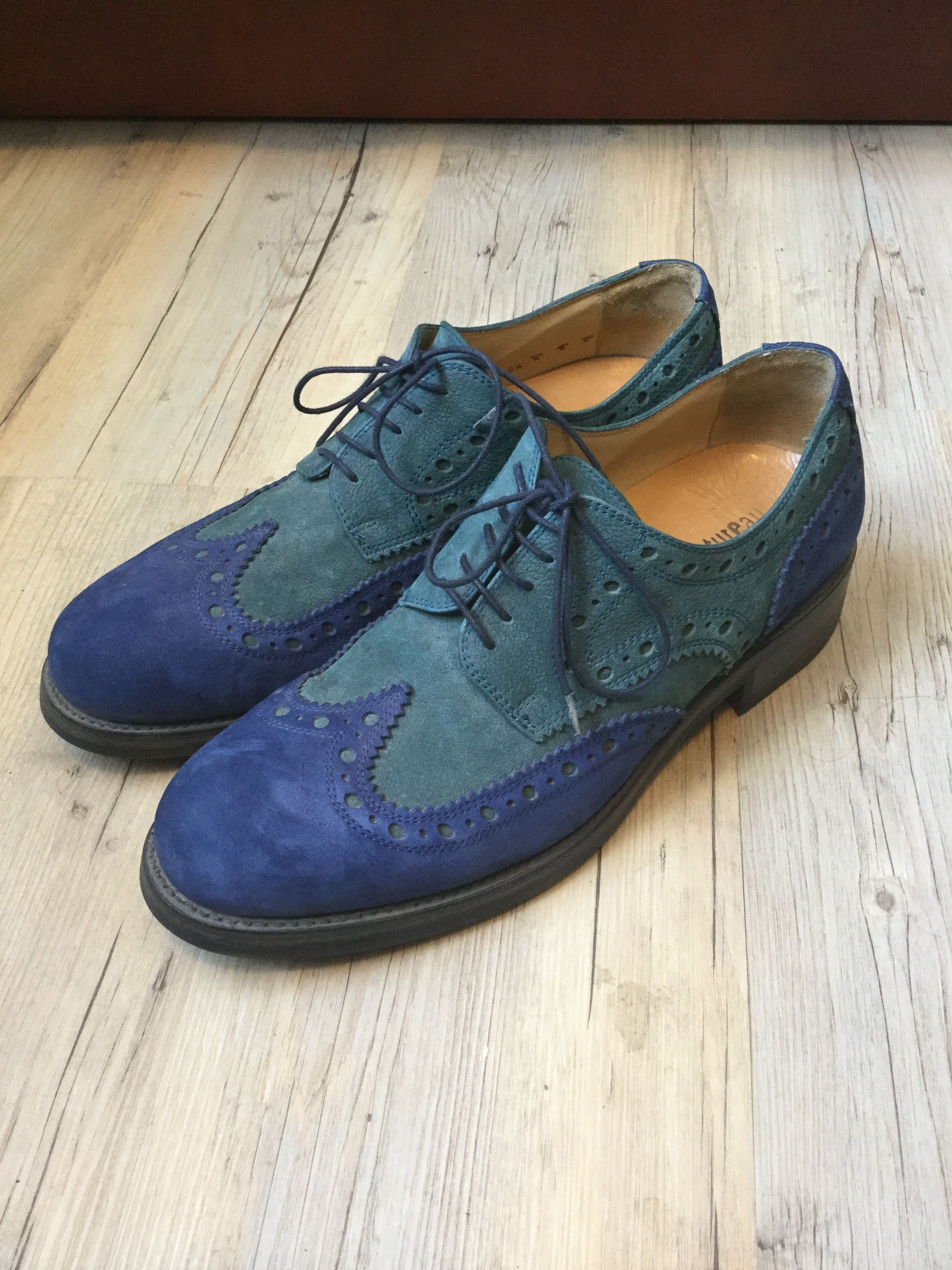 Jean Baptiste Rautureau Two color brogues.Like Saint Laurent or Dior Size US 9 / EU 42 - 1 Thumbnail