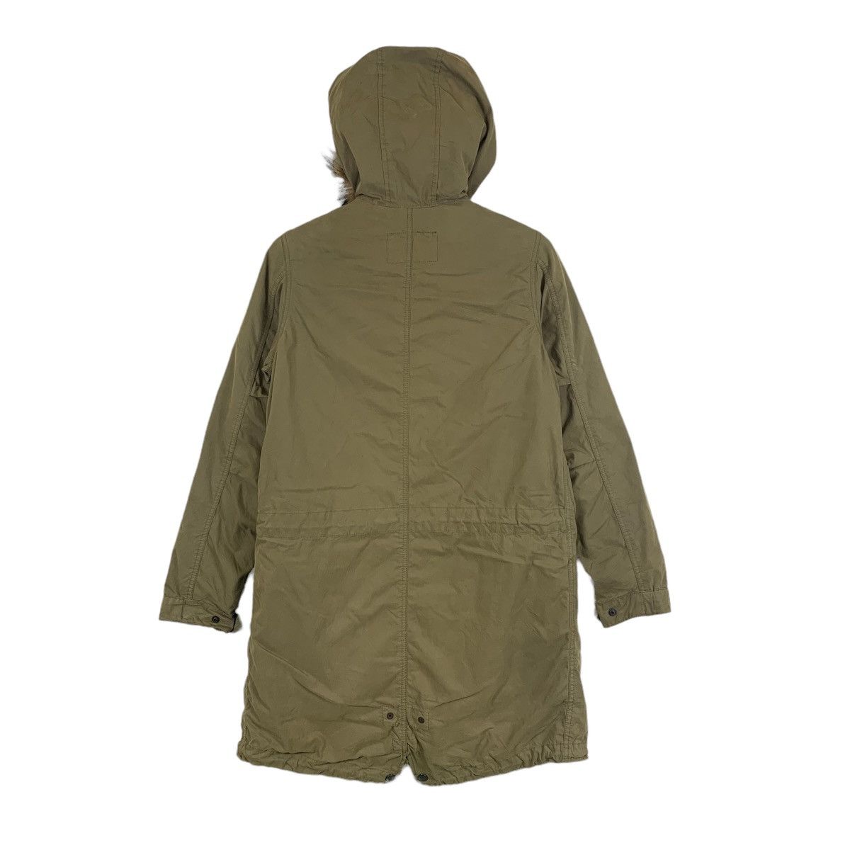 Schott × Vintage SCHOTT NYC Army Design Hoodie Parkas Long Coats Jacket Size US M / EU 48-50 / 2 - 2 Thumbnail