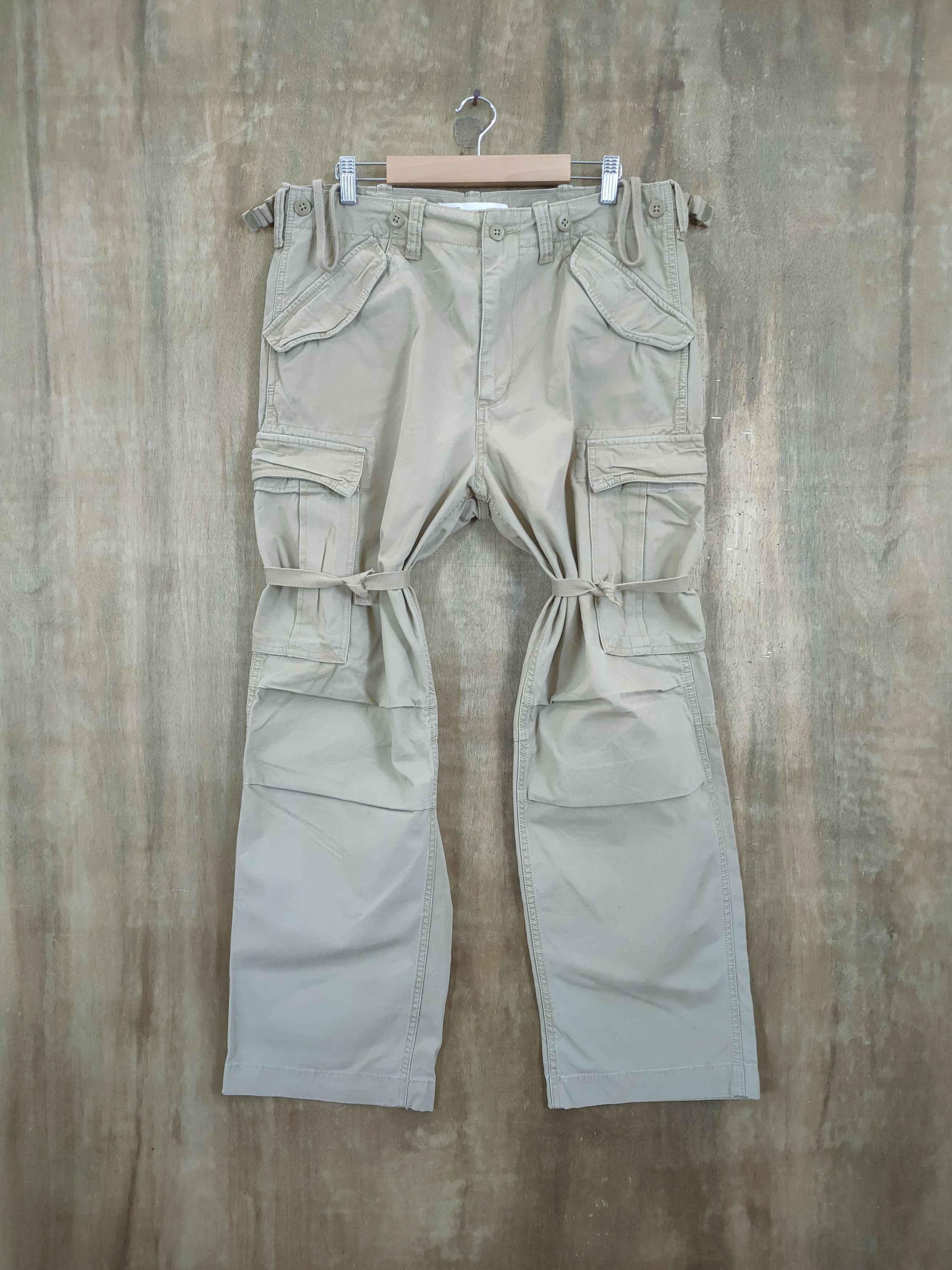 image of Seditionaries Gap Baggy Bondage Cargo Pants/ Parachute Pants in Brown, Men's (Size 33)