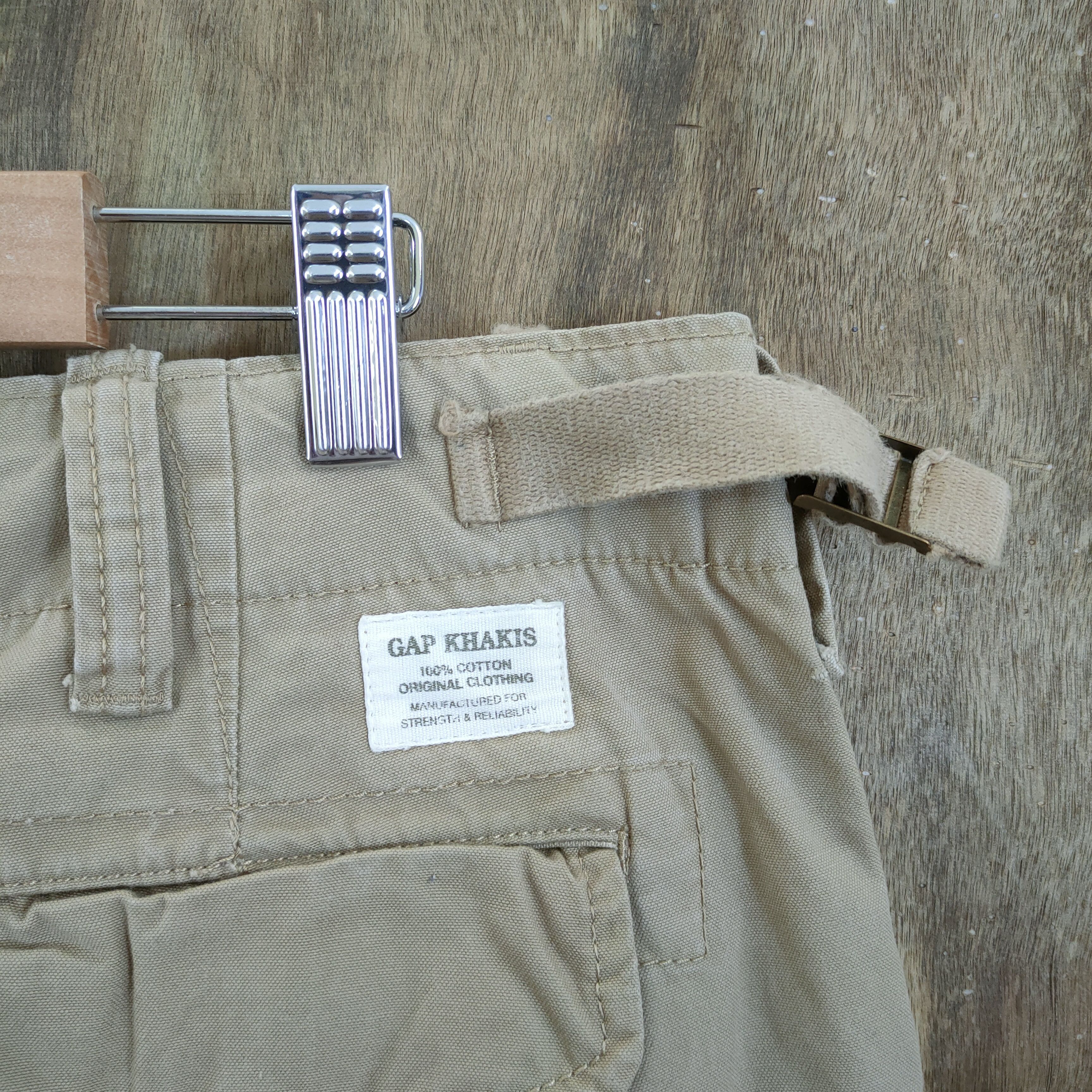 Japanese Brand GAP BAGGY BONDAGE CARGO PANTS Size US 33 - 12 Thumbnail
