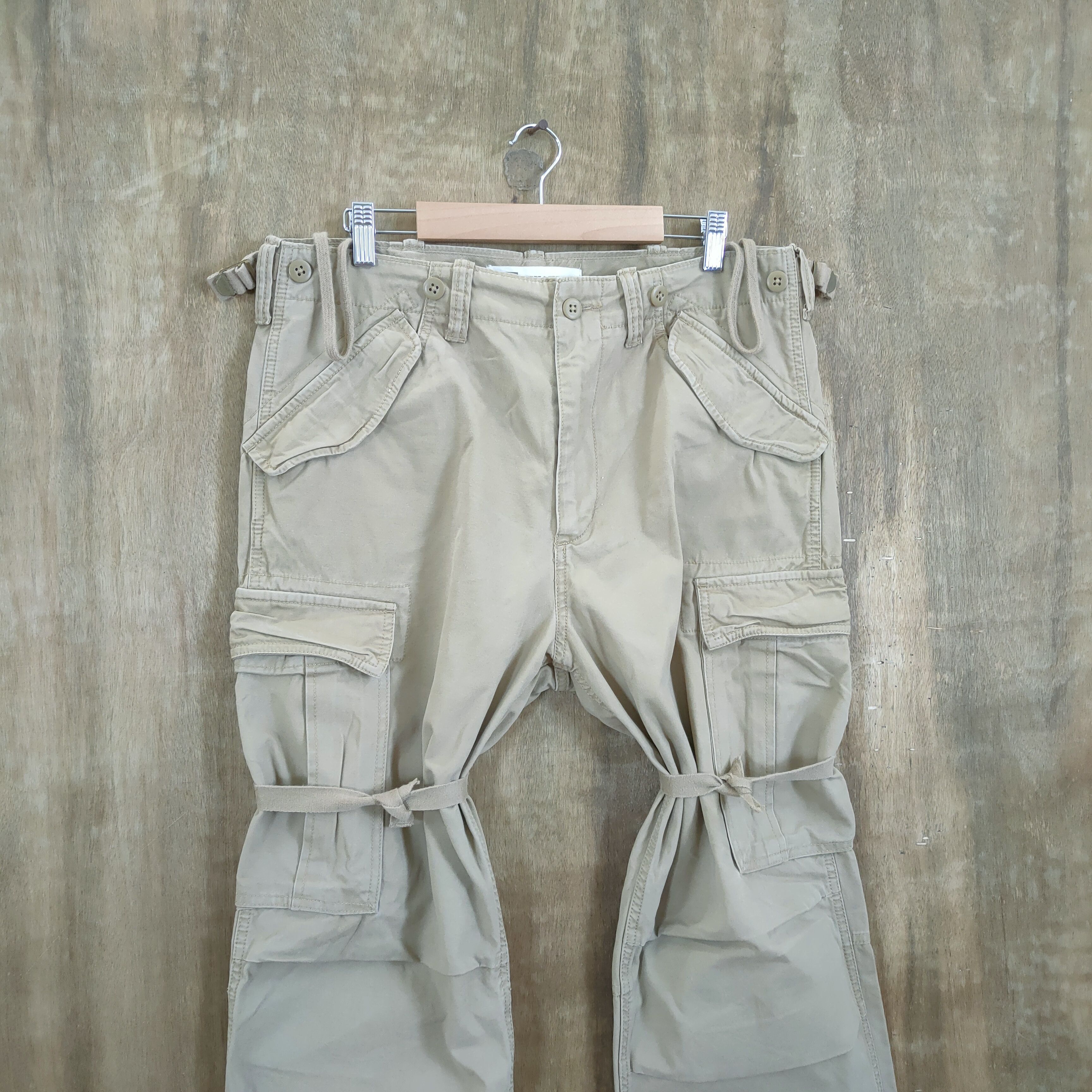 Japanese Brand GAP BAGGY BONDAGE CARGO PANTS Size US 33 - 2 Thumbnail