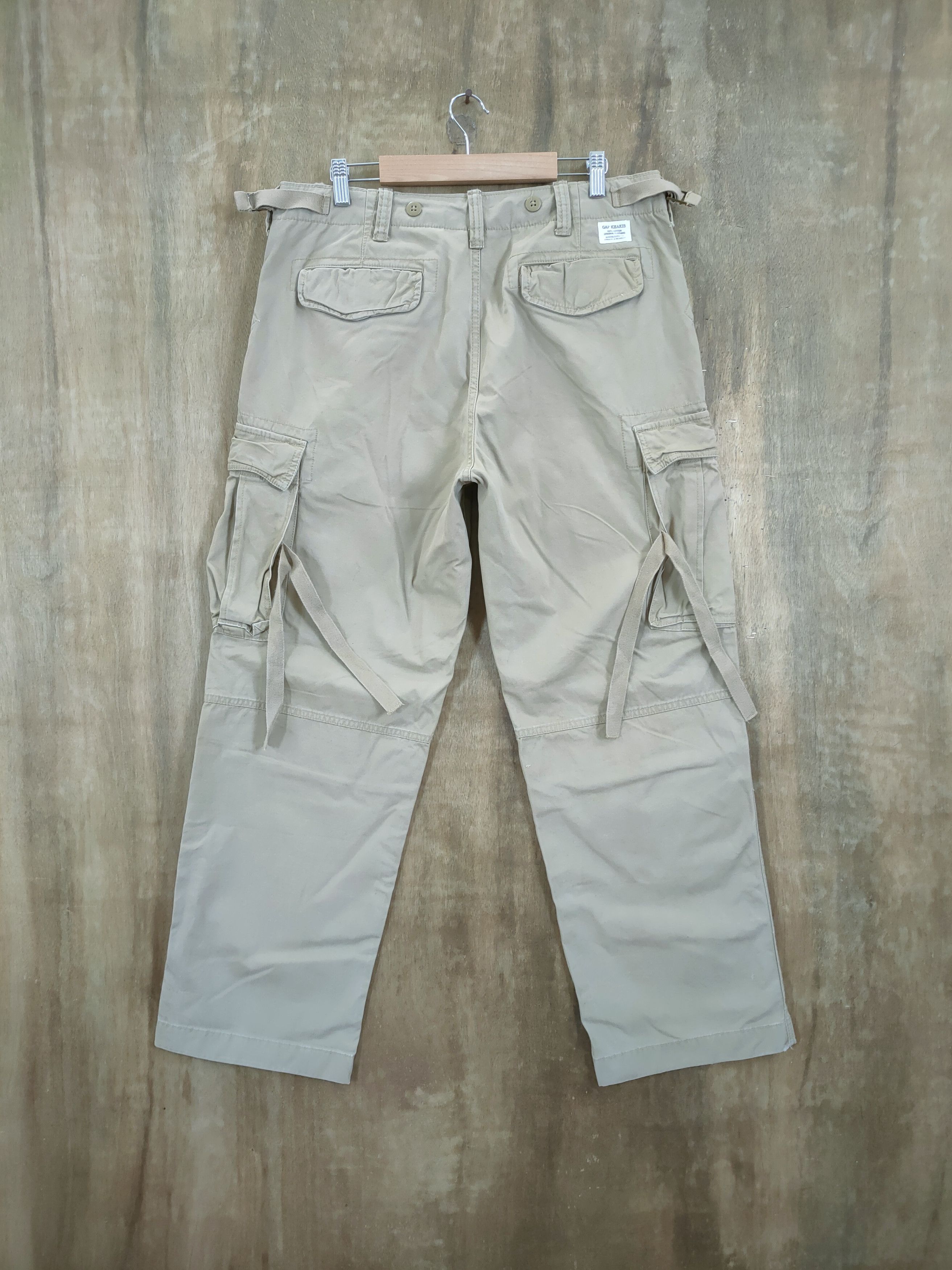 Japanese Brand GAP BAGGY BONDAGE CARGO PANTS Size US 33 - 4 Thumbnail