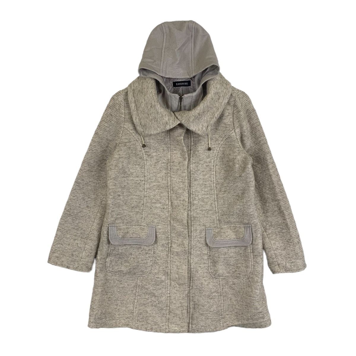 Kansai Yamamoto Kansai Bis Collection KANSAI YAMAMOTO Wool Coat Jacket Size US S / EU 44-46 / 1 - 1 Thumbnail