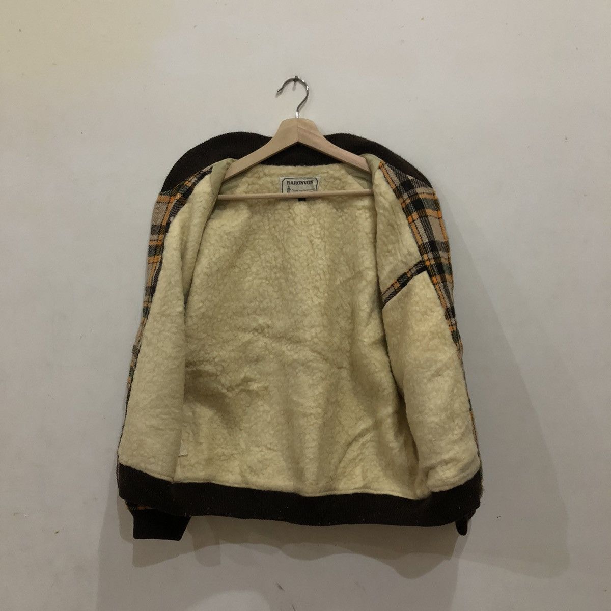 Japanese Brand Bomber Wool Jacket Tartan Design Baronvon Size US L / EU 52-54 / 3 - 8 Thumbnail