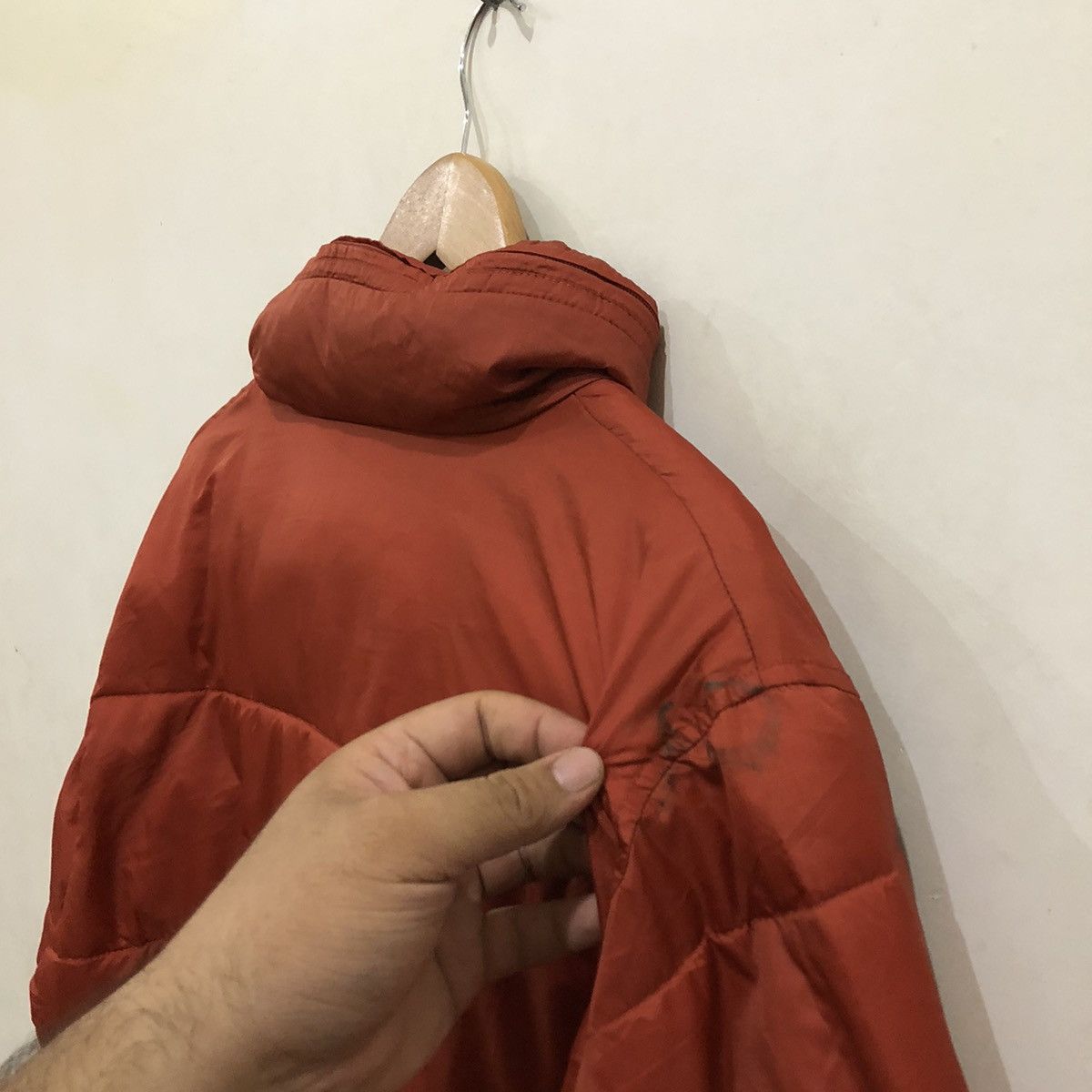 Alpha Industries Vintage Alpha Industries Light Down Puffer Jacket Hoodie Size US XL / EU 56 / 4 - 11 Thumbnail