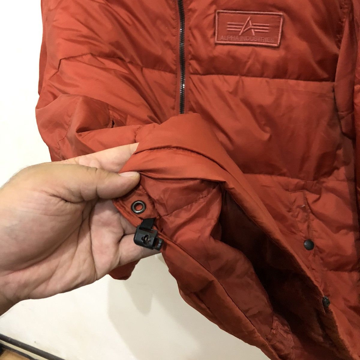 Alpha Industries Vintage Alpha Industries Light Down Puffer Jacket Hoodie Size US XL / EU 56 / 4 - 9 Thumbnail