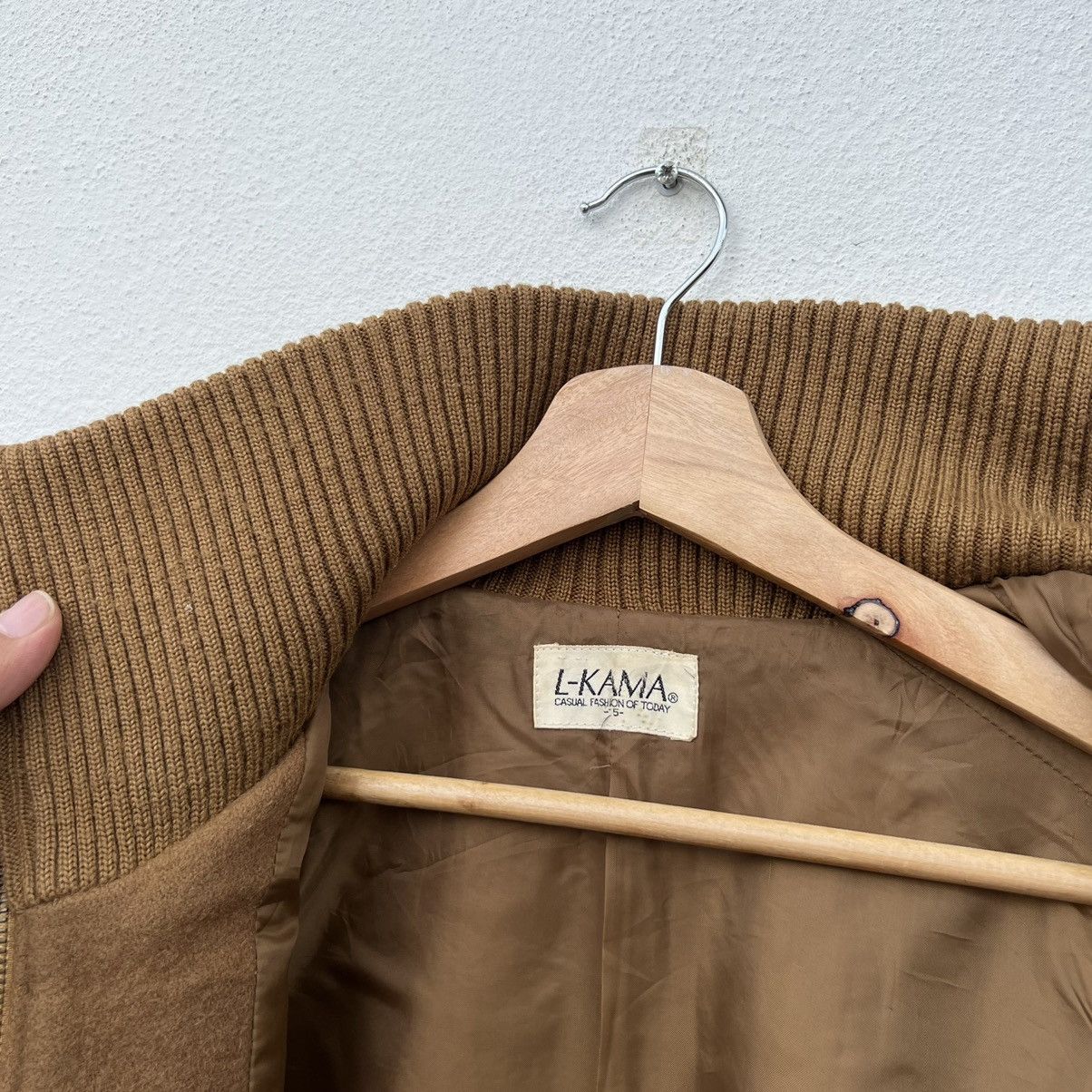 Japanese Brand VINTAGE L-KAMA BOMBER JACKET INSPIRED BY MA-1 ISSEY MIYAKE Size US L / EU 52-54 / 3 - 13 Thumbnail