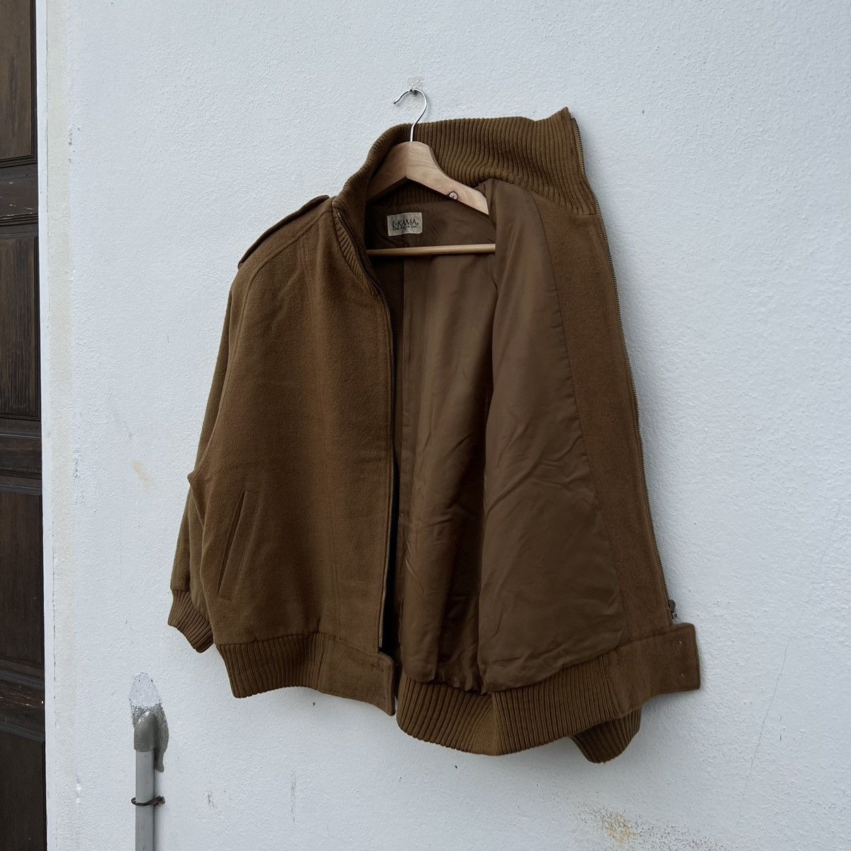 Japanese Brand VINTAGE L-KAMA BOMBER JACKET INSPIRED BY MA-1 ISSEY MIYAKE Size US L / EU 52-54 / 3 - 12 Thumbnail