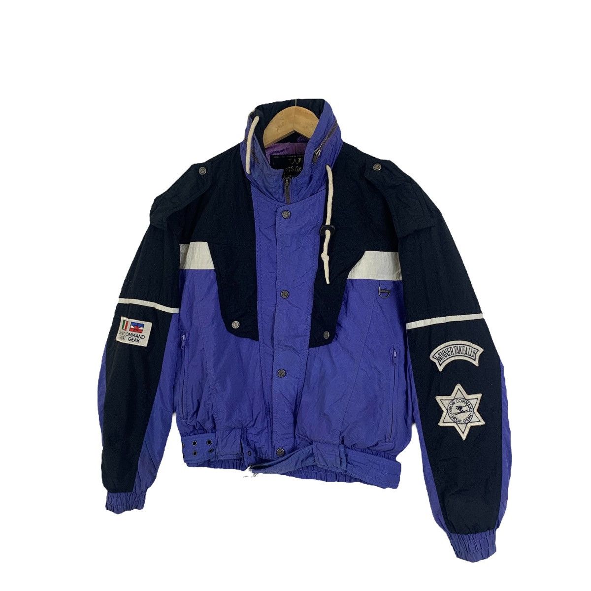 Vintage SPORTS GARALY Snow Ski Team Outdoor Sportswear Bomber Jacket Size M / US 6-8 / IT 42-44 - 4 Thumbnail