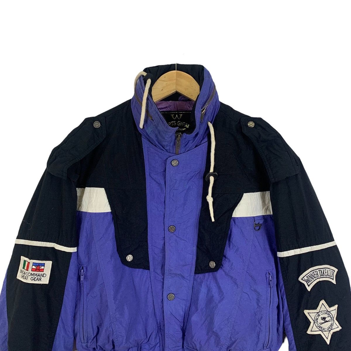 Vintage SPORTS GARALY Snow Ski Team Outdoor Sportswear Bomber Jacket Size M / US 6-8 / IT 42-44 - 5 Thumbnail
