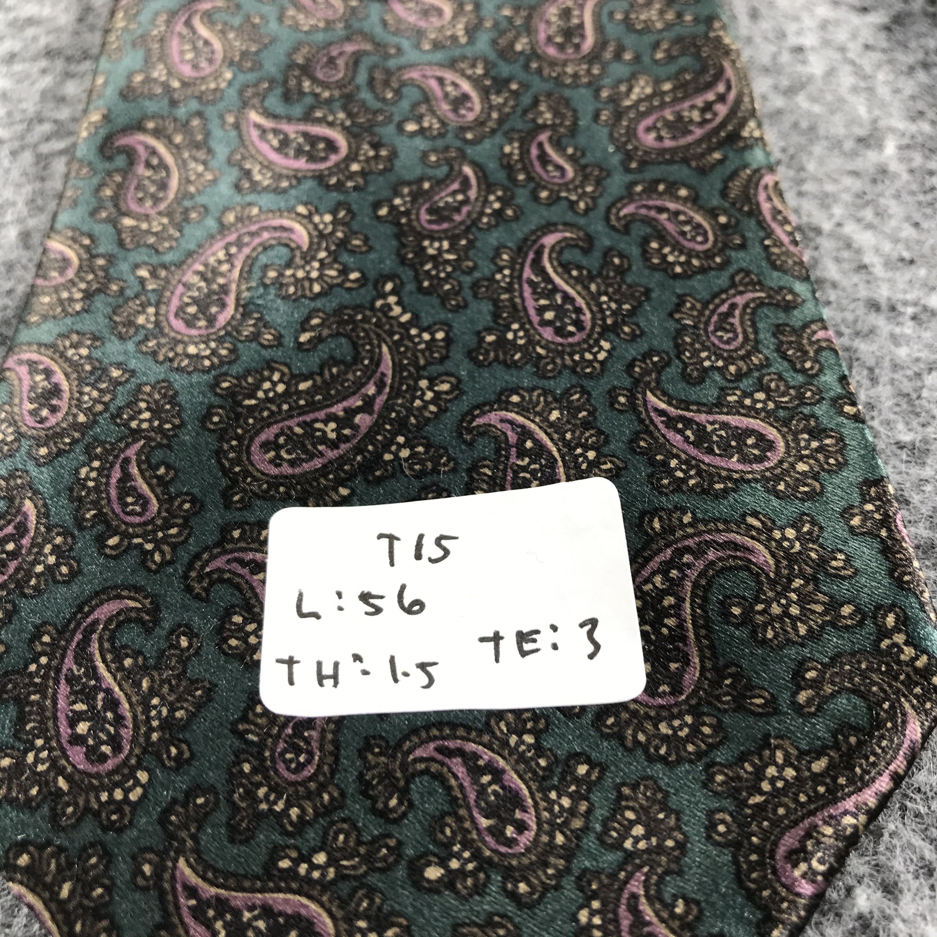 Yves Saint Laurent Vintage Yves Saint Laurent Paisley Silk Neck Ties T15 Size ONE SIZE - 6 Thumbnail