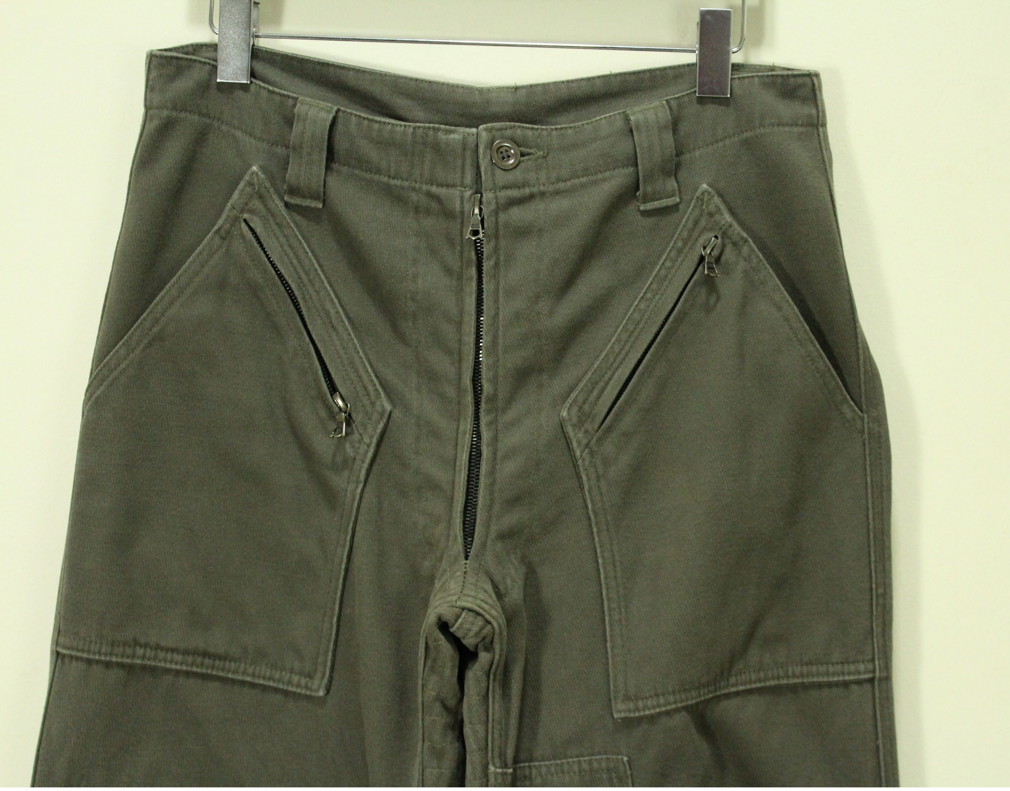 Japanese Brand Made in JAPAN Cargo Pants Army Heavy Duty Stussy GOA Mccoy Size US 32 / EU 48 - 3 Thumbnail