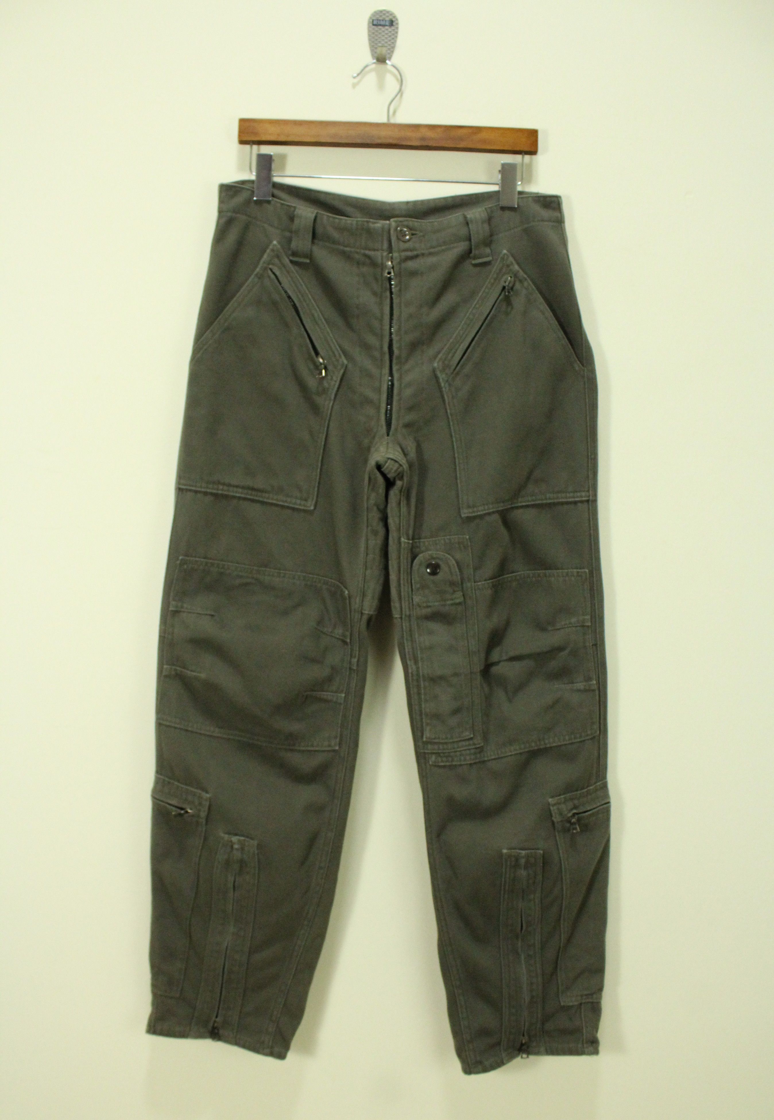 Japanese Brand Made in JAPAN Cargo Pants Army Heavy Duty Stussy GOA Mccoy Size US 32 / EU 48 - 2 Thumbnail