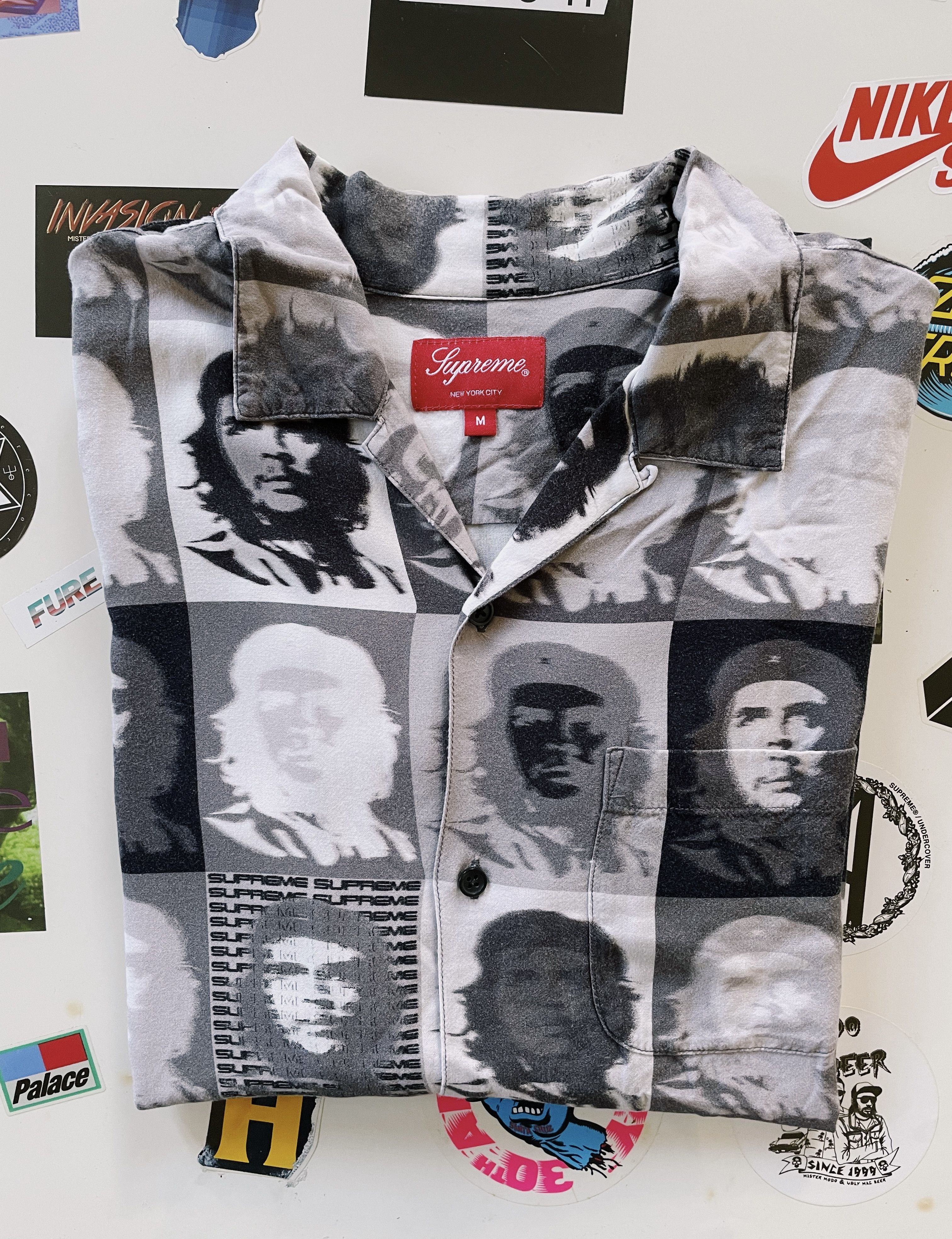 Supreme Supreme Che Rayon Short Sleeve Shirt Black | Grailed