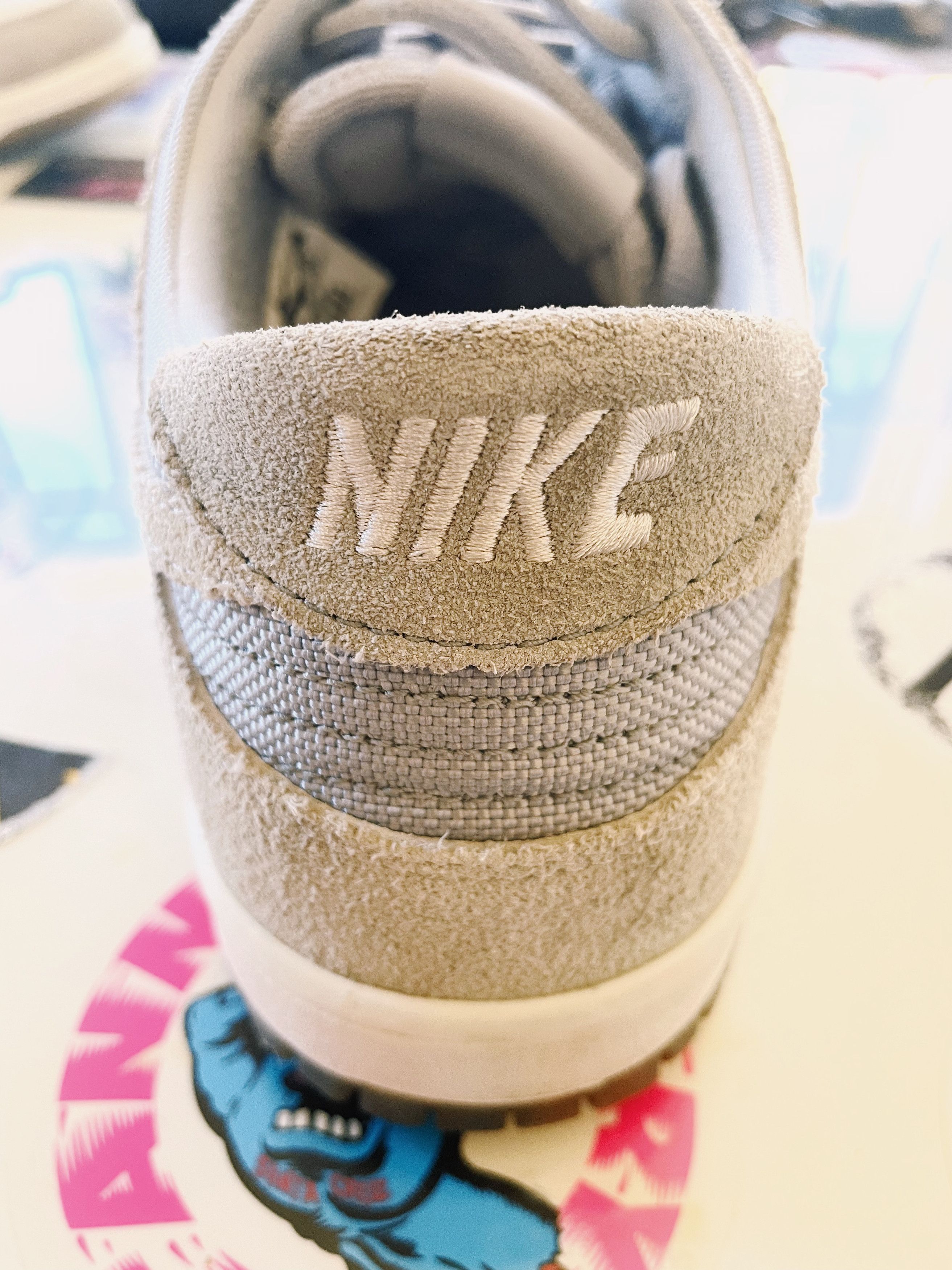 Nike Nike SB Zoom Dunk Low Pro Wolf Grey Summit White Clear Size US 12 / EU 45 - 5 Thumbnail
