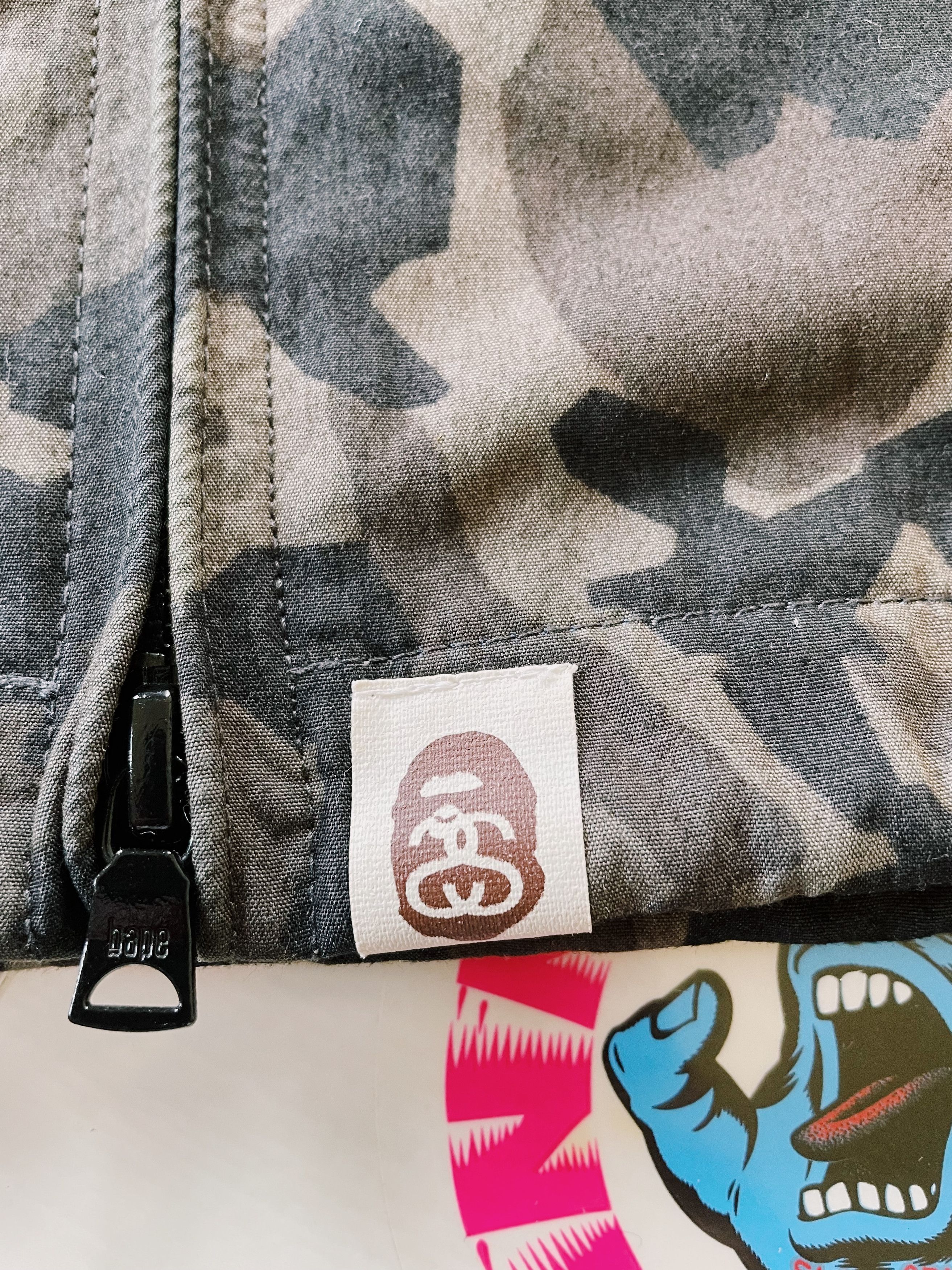 Bape × Stussy Bape A Bathing Ape X Stussy Coach Jacket Dark Camo Size US M / EU 48-50 / 2 - 6 Thumbnail