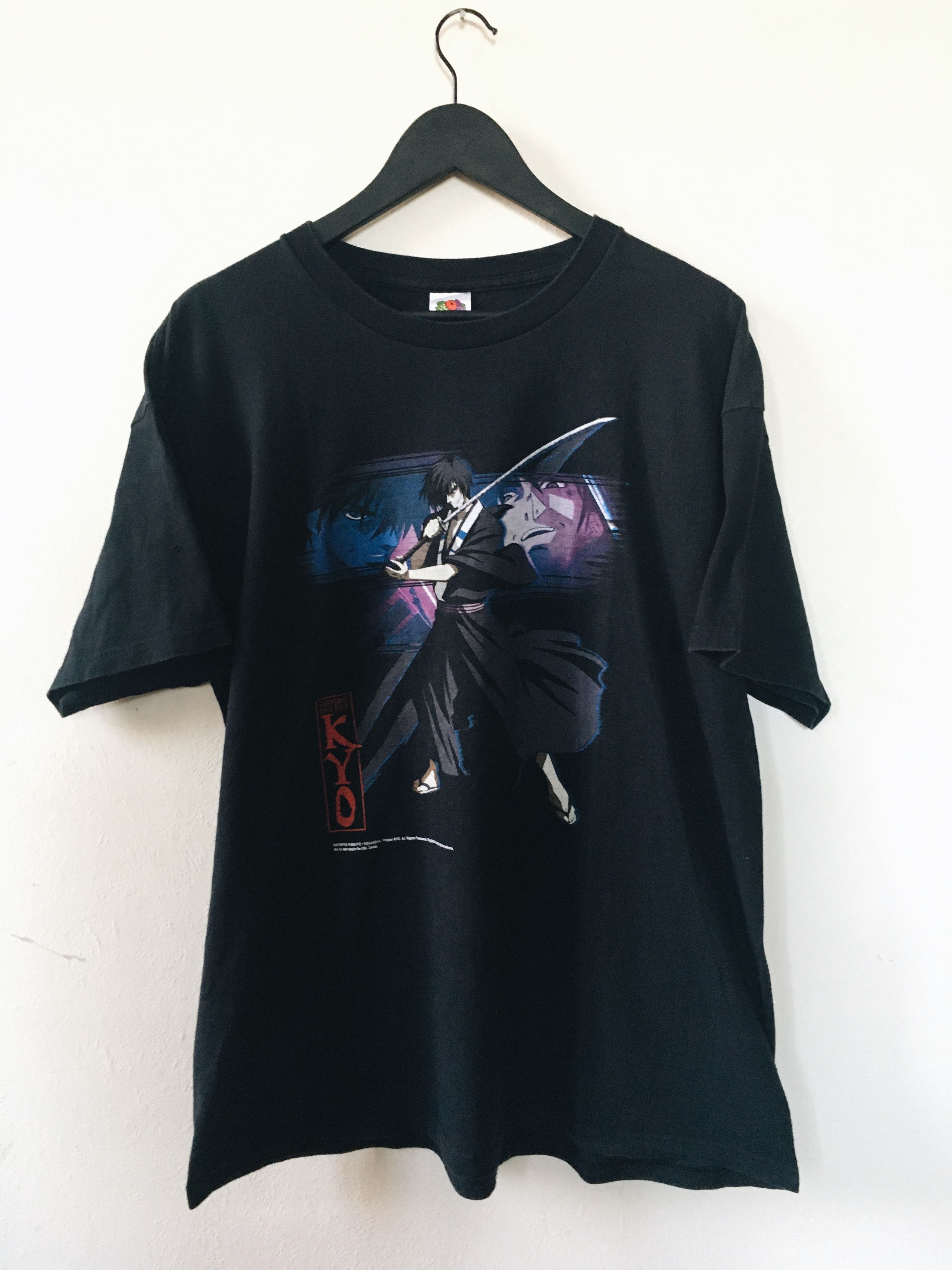 Cartoon Network × Japanese Brand × Vintage Vintage Samurai Deeper Kyo Officialy Licensed T-shirt Black Size US XL / EU 56 / 4 - 1 Thumbnail