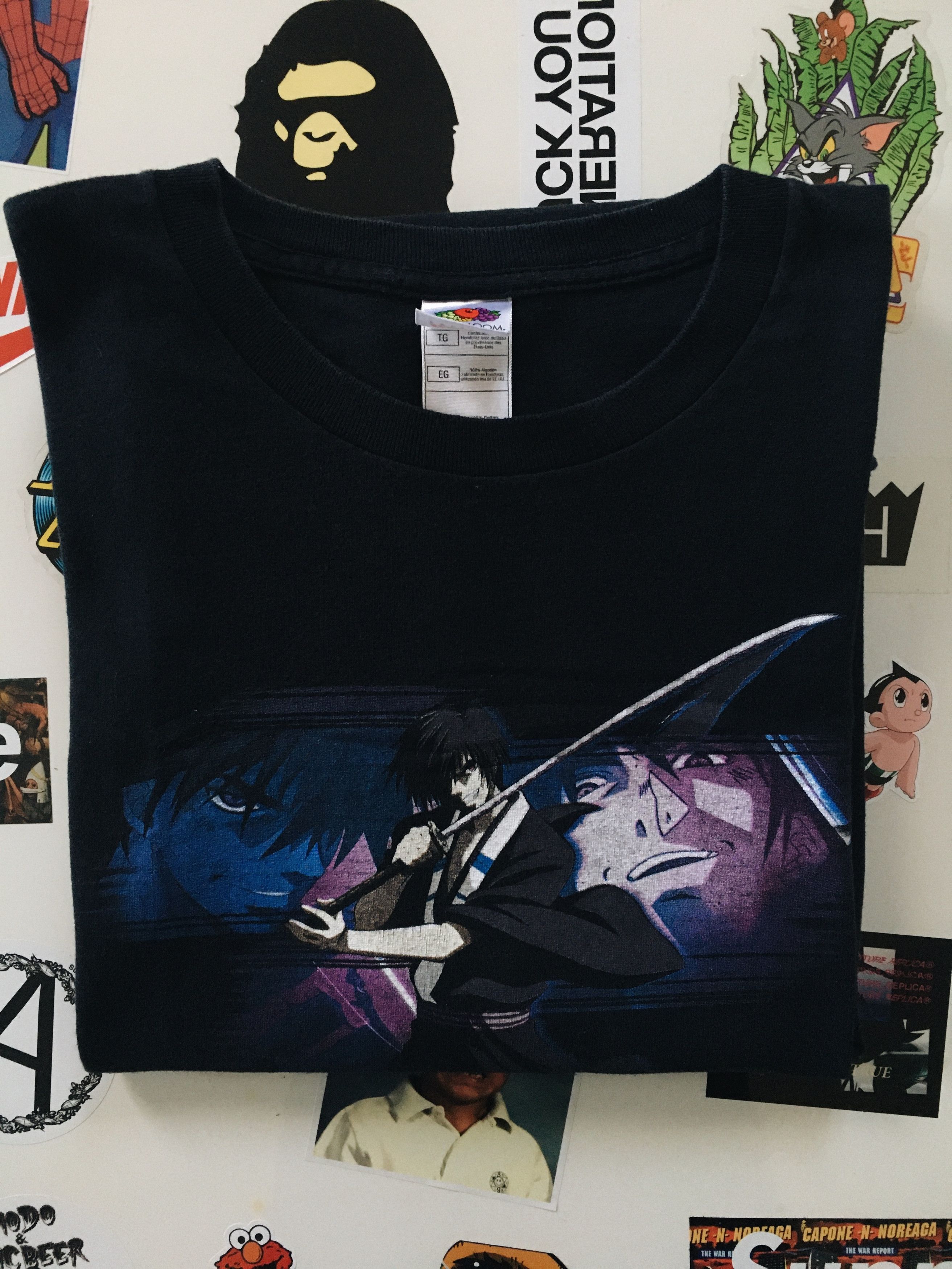 Cartoon Network × Japanese Brand × Vintage Vintage Samurai Deeper Kyo Officialy Licensed T-shirt Black Size US XL / EU 56 / 4 - 3 Thumbnail