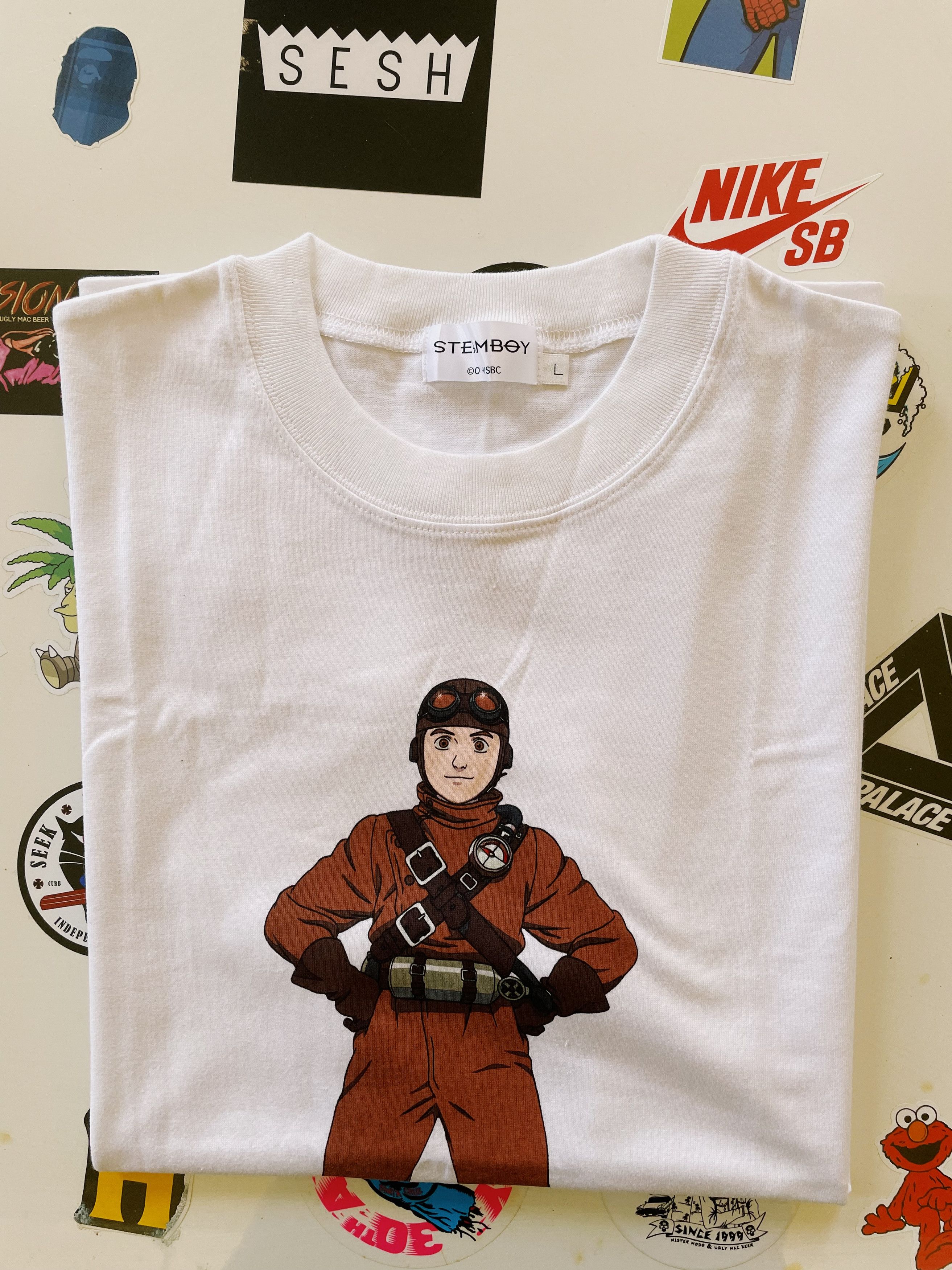 Anime × Japanese Brand × Vintage Vintage 2004 Steamboy Promo T-shirt White Size US L / EU 52-54 / 3 - 5 Thumbnail