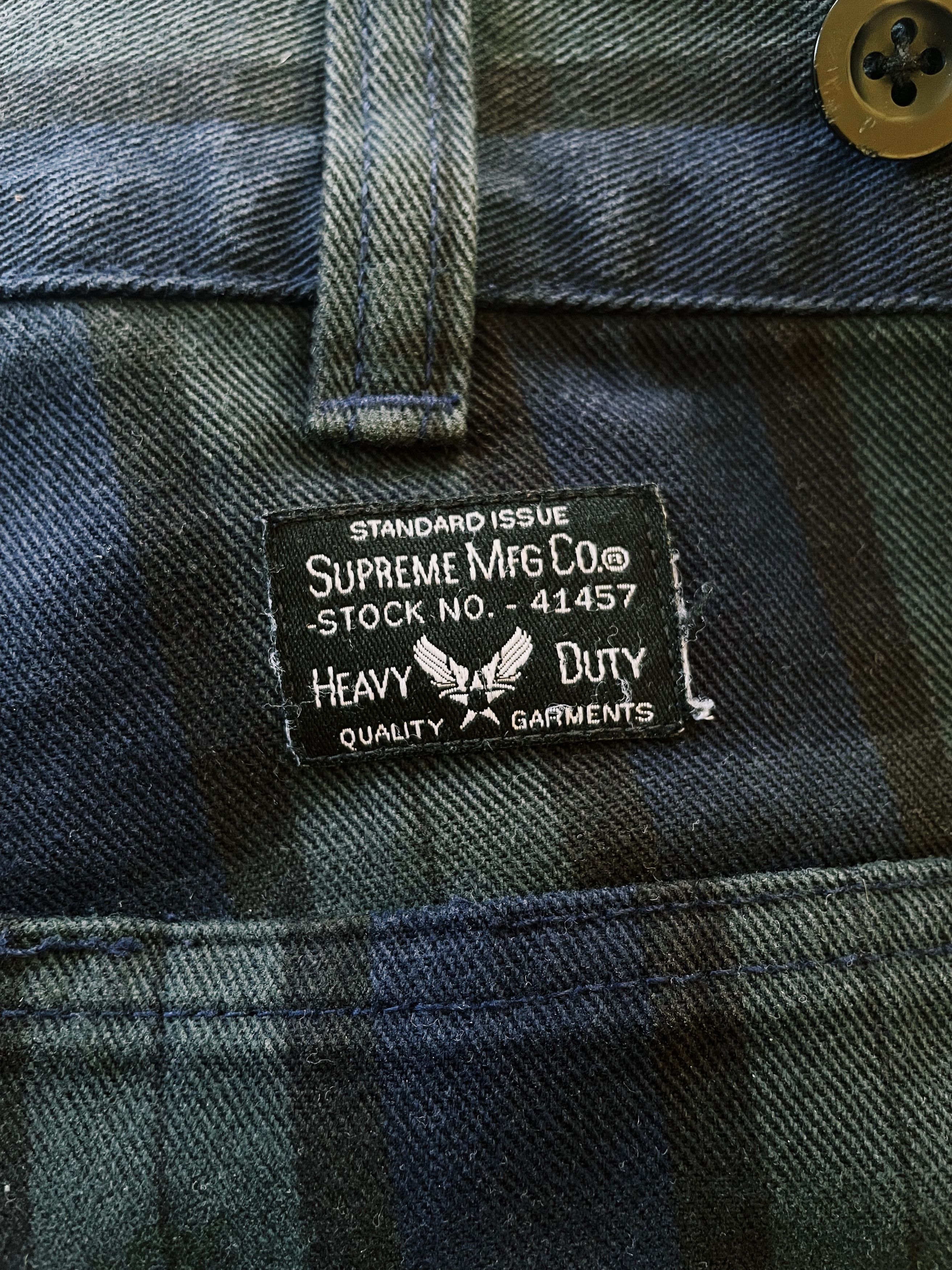 Supreme Supreme Blackwatch Plaid Flight Pants Navy / Green Size US 30 / EU 46 - 8 Thumbnail