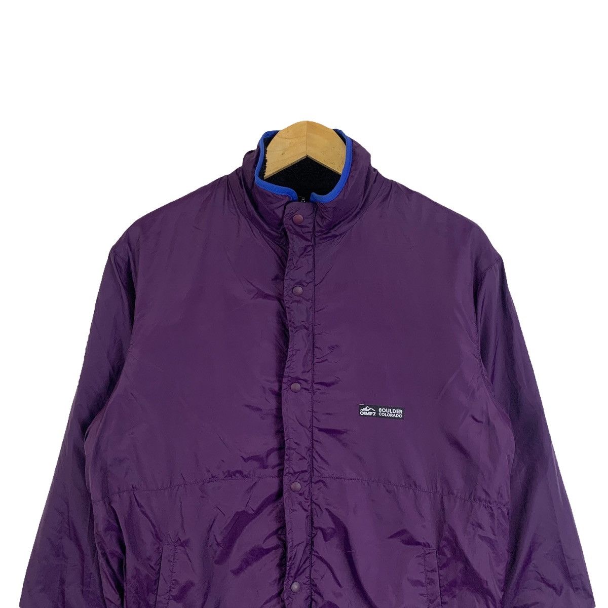 Japanese Brand × Vintage CAMP7 Japanese Outdoor Sportswear Fleece Reversible Sweaters Size US L / EU 52-54 / 3 - 10 Thumbnail