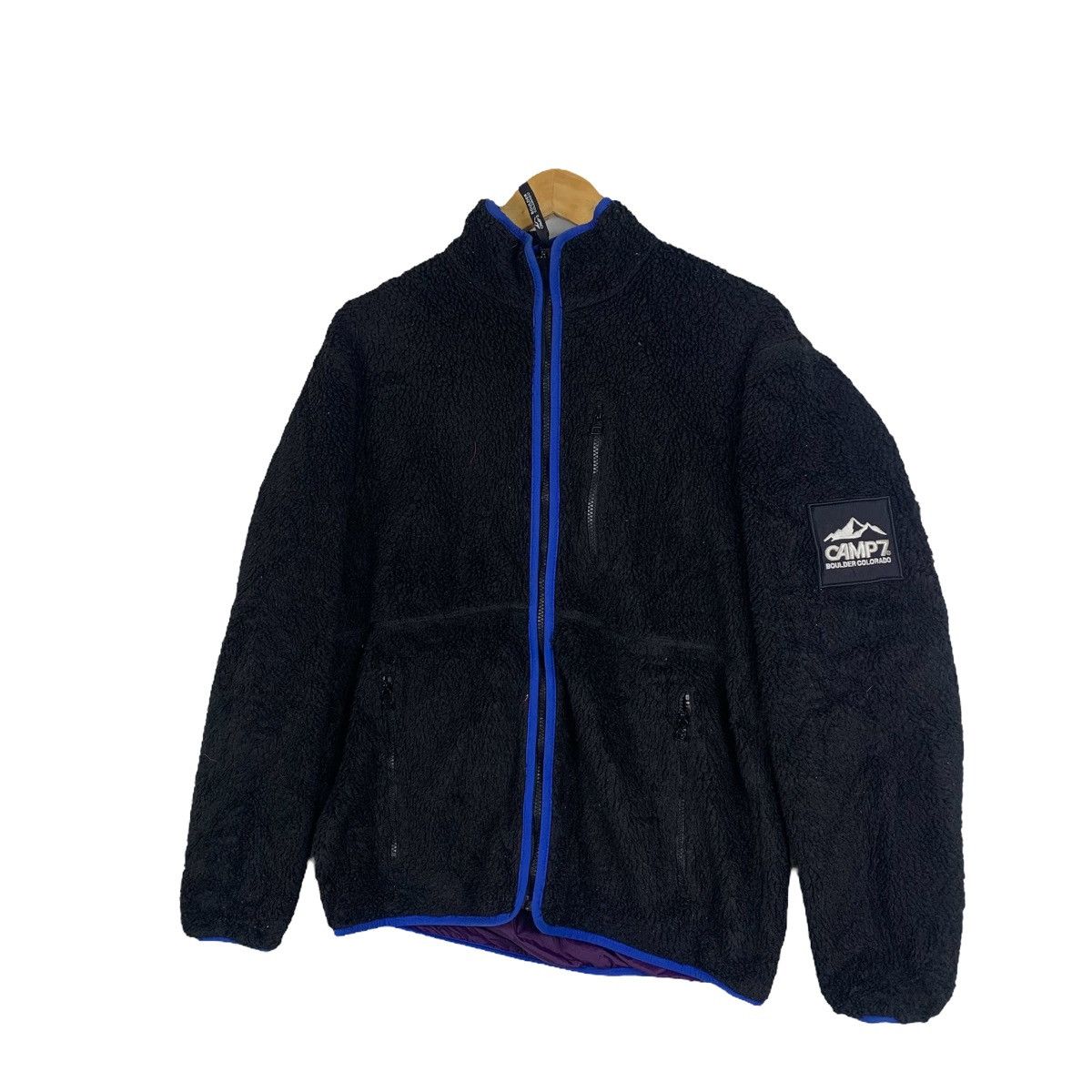 Japanese Brand × Vintage CAMP7 Japanese Outdoor Sportswear Fleece Reversible Sweaters Size US L / EU 52-54 / 3 - 7 Thumbnail