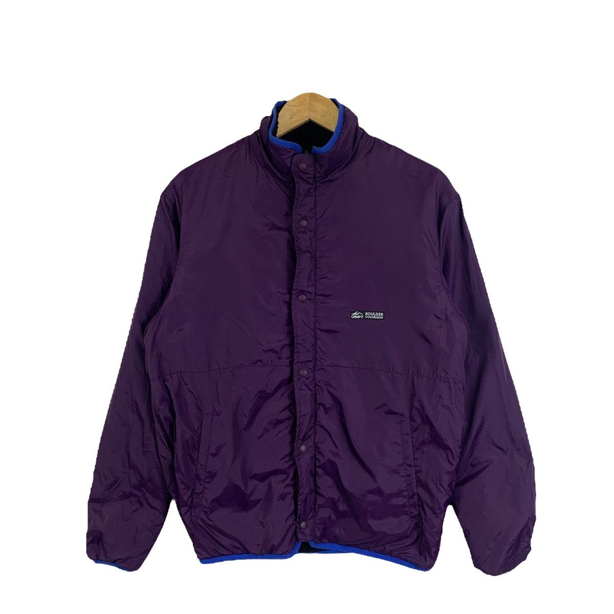 Japanese Brand × Vintage CAMP7 Japanese Outdoor Sportswear Fleece Reversible Sweaters Size US L / EU 52-54 / 3 - 2 Thumbnail