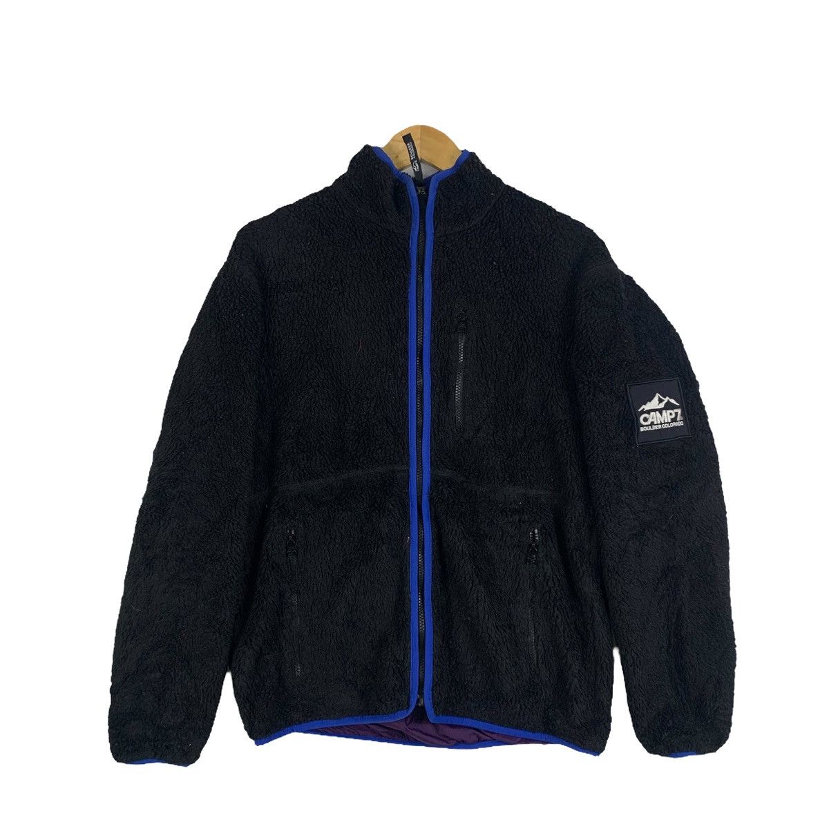 Japanese Brand × Vintage CAMP7 Japanese Outdoor Sportswear Fleece Reversible Sweaters Size US L / EU 52-54 / 3 - 1 Thumbnail