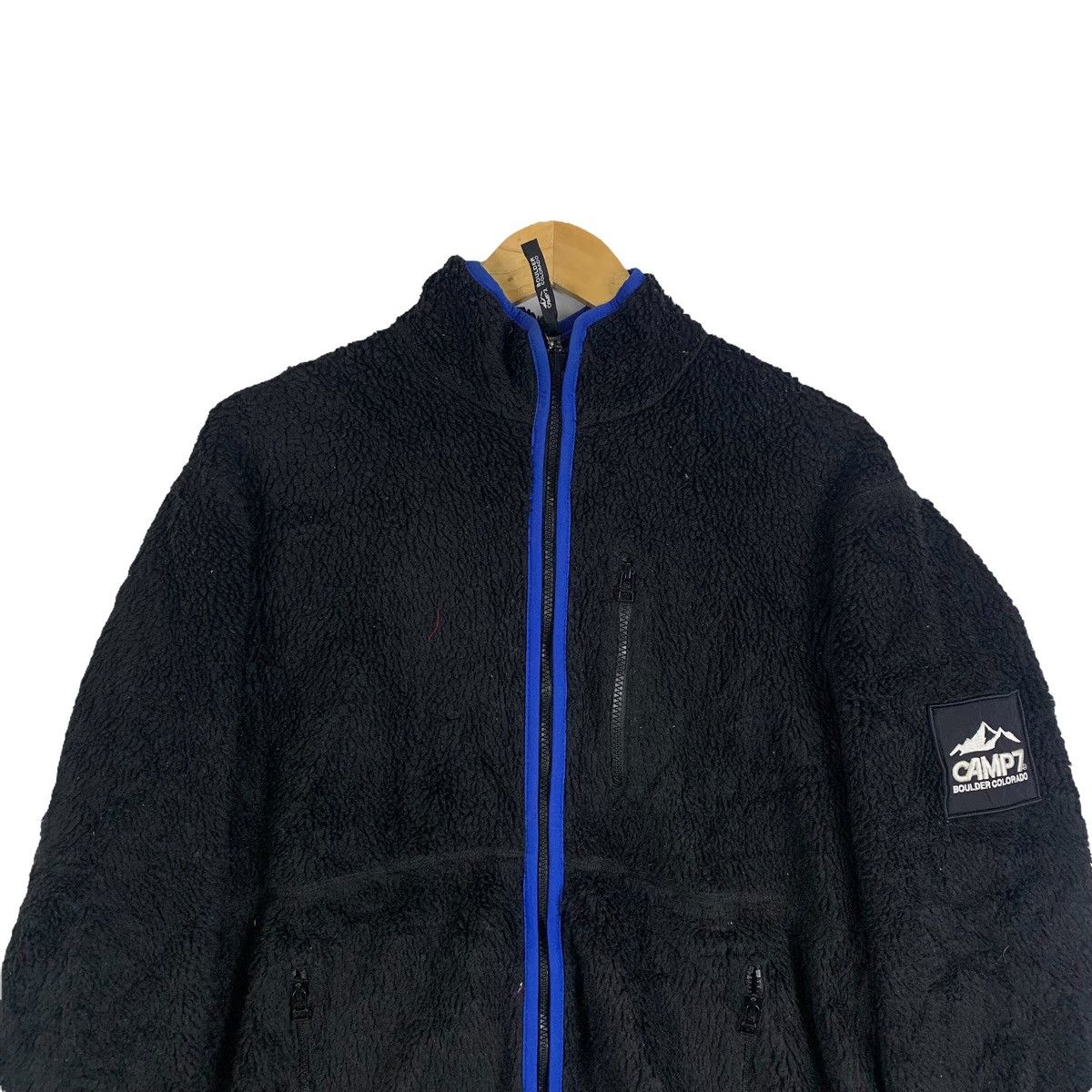 Japanese Brand × Vintage CAMP7 Japanese Outdoor Sportswear Fleece Reversible Sweaters Size US L / EU 52-54 / 3 - 9 Thumbnail