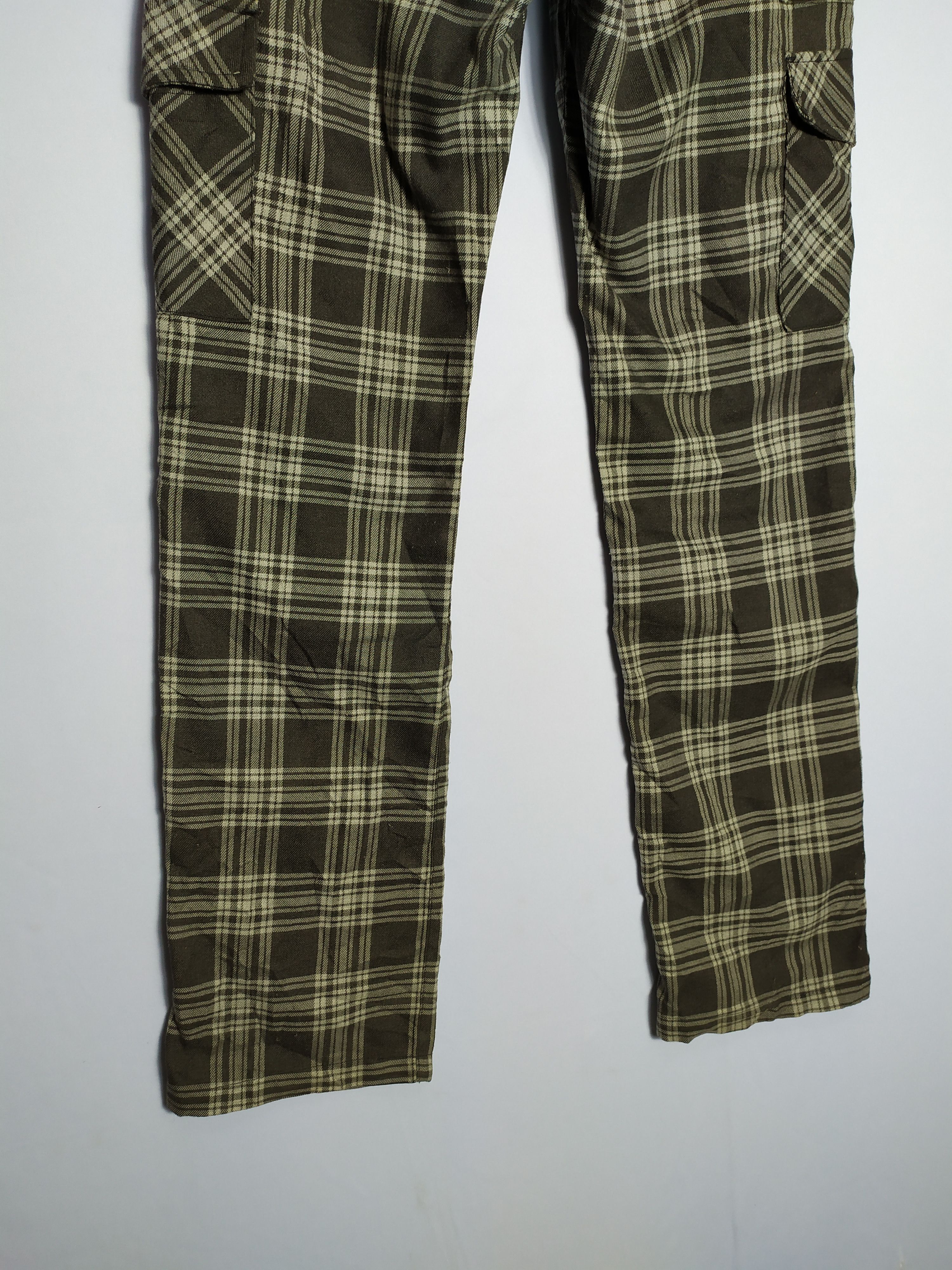 Flannel SUGGESTION CHECKERED PLAID CARGO PANTS/TACTICAL PANTS Size US 30 / EU 46 - 9 Thumbnail