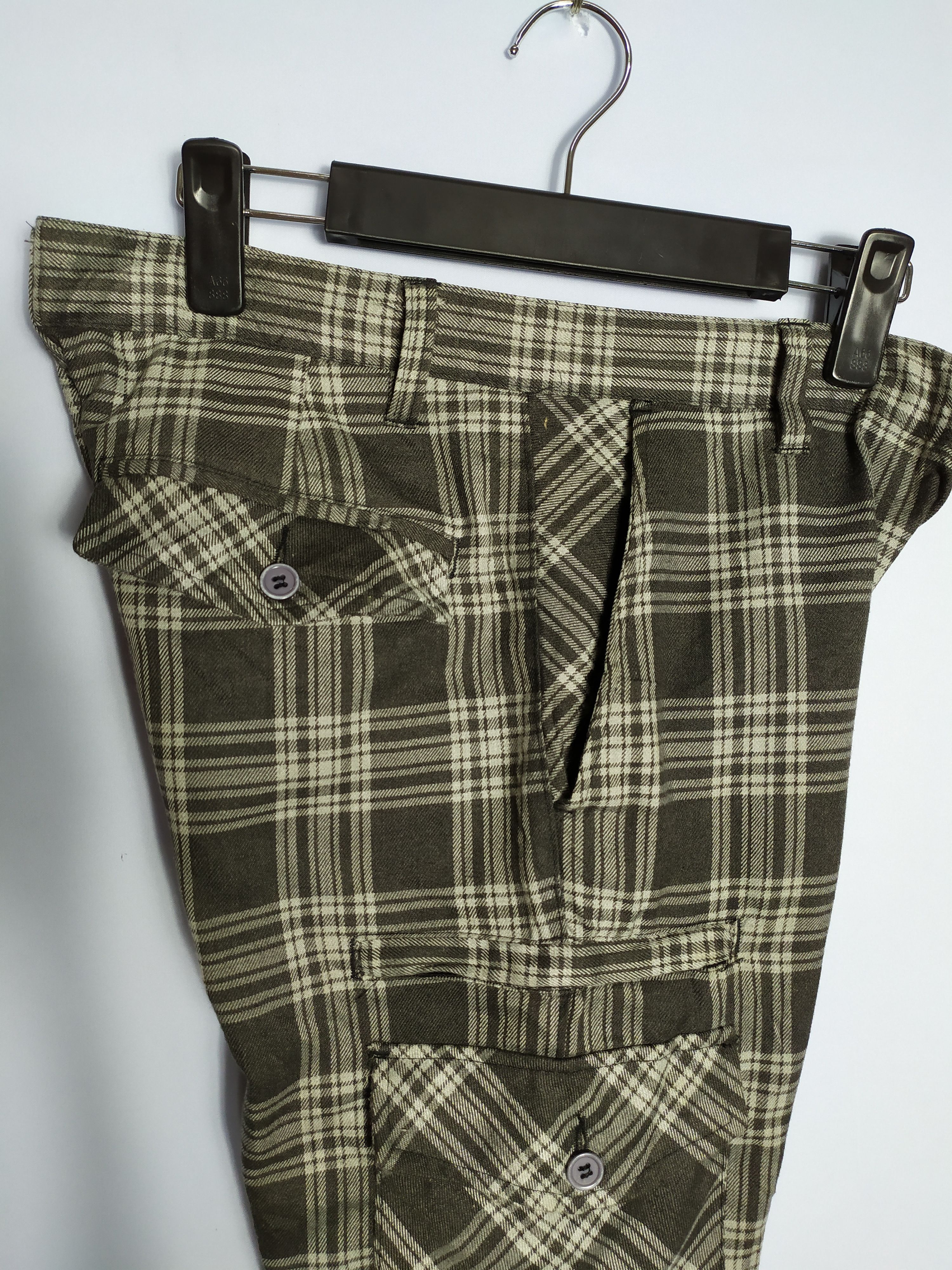 Flannel SUGGESTION CHECKERED PLAID CARGO PANTS/TACTICAL PANTS Size US 30 / EU 46 - 15 Thumbnail