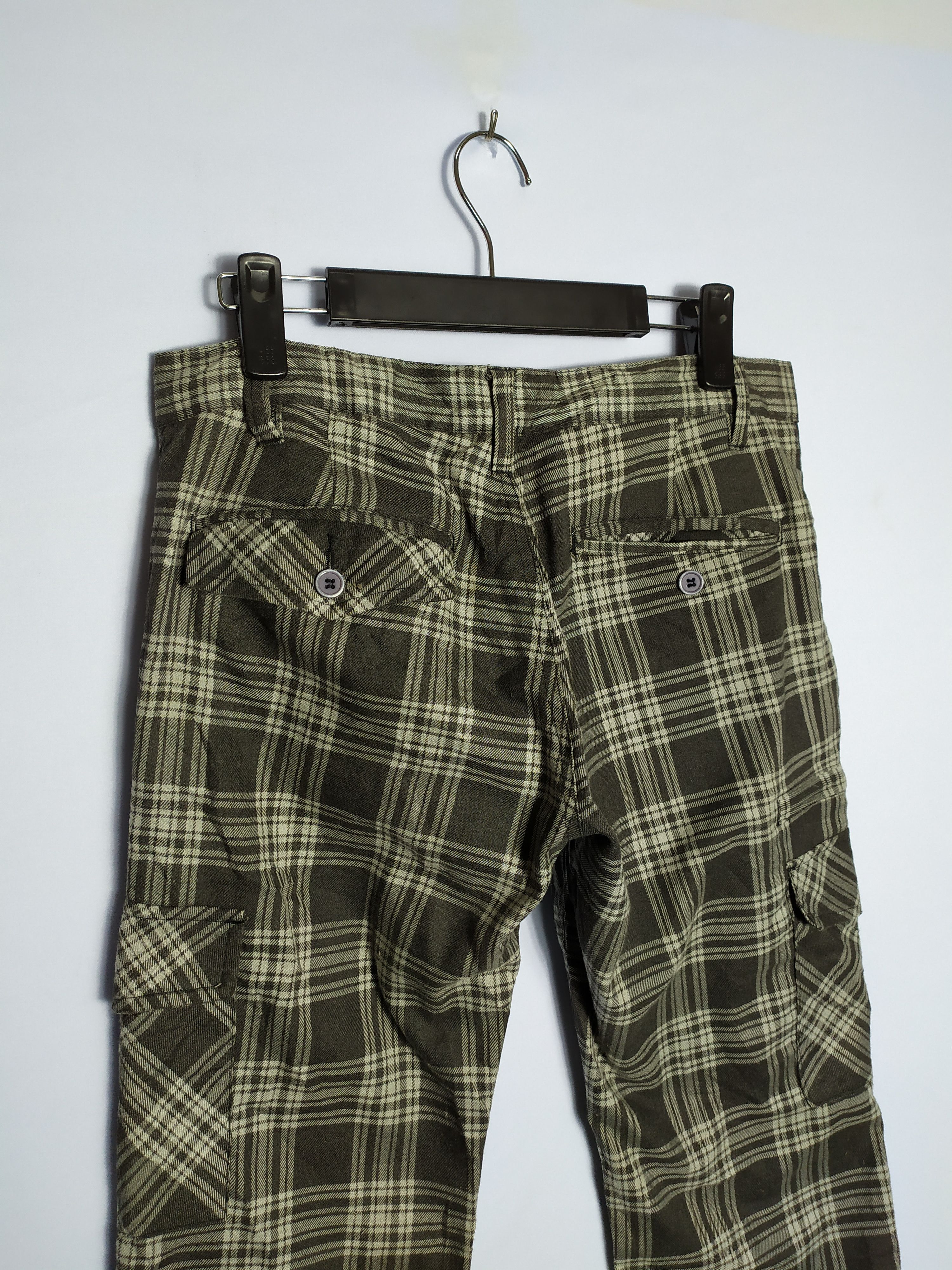 Flannel SUGGESTION CHECKERED PLAID CARGO PANTS/TACTICAL PANTS Size US 30 / EU 46 - 10 Thumbnail