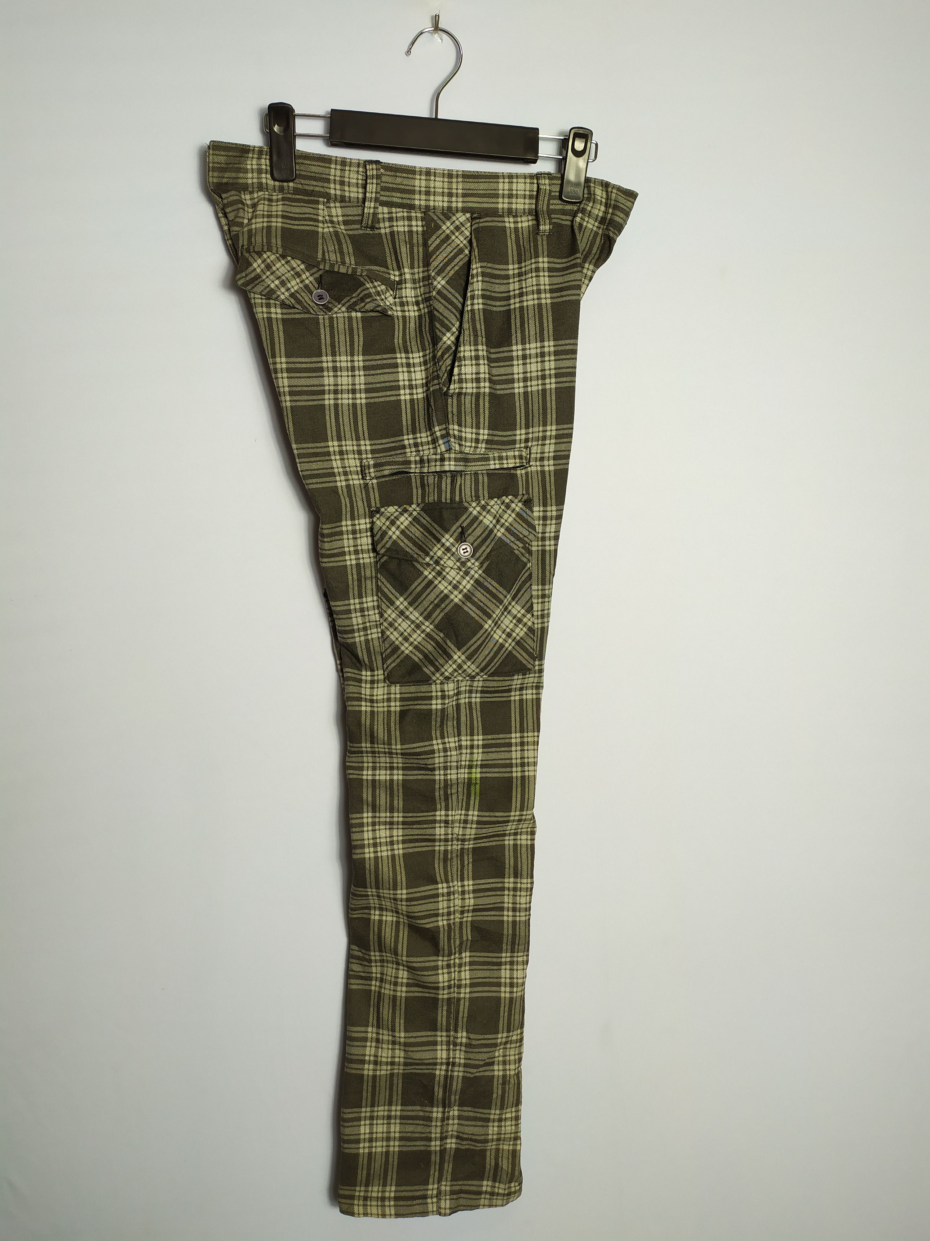 Flannel SUGGESTION CHECKERED PLAID CARGO PANTS/TACTICAL PANTS Size US 30 / EU 46 - 16 Thumbnail