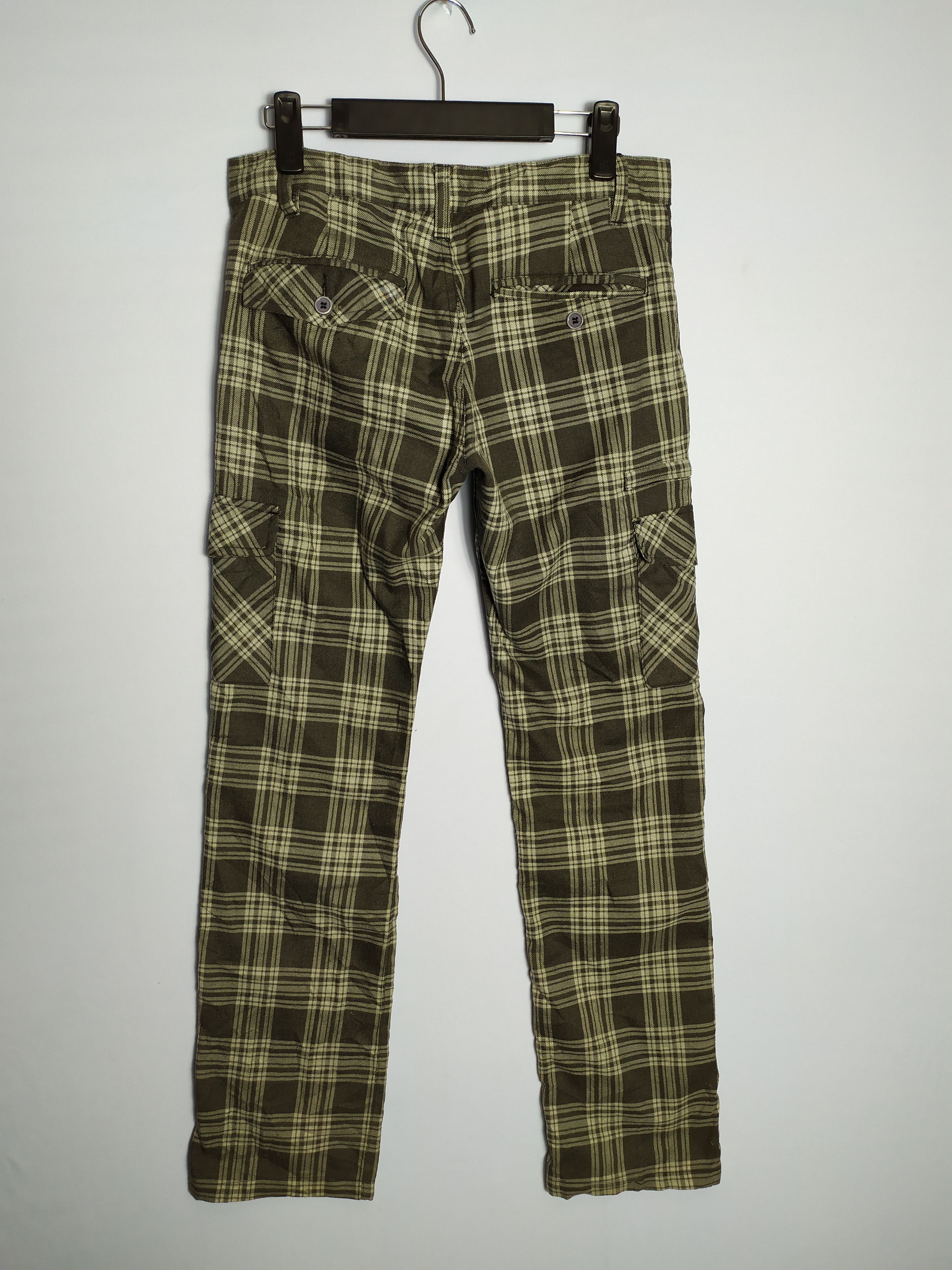 Flannel SUGGESTION CHECKERED PLAID CARGO PANTS/TACTICAL PANTS Size US 30 / EU 46 - 11 Thumbnail