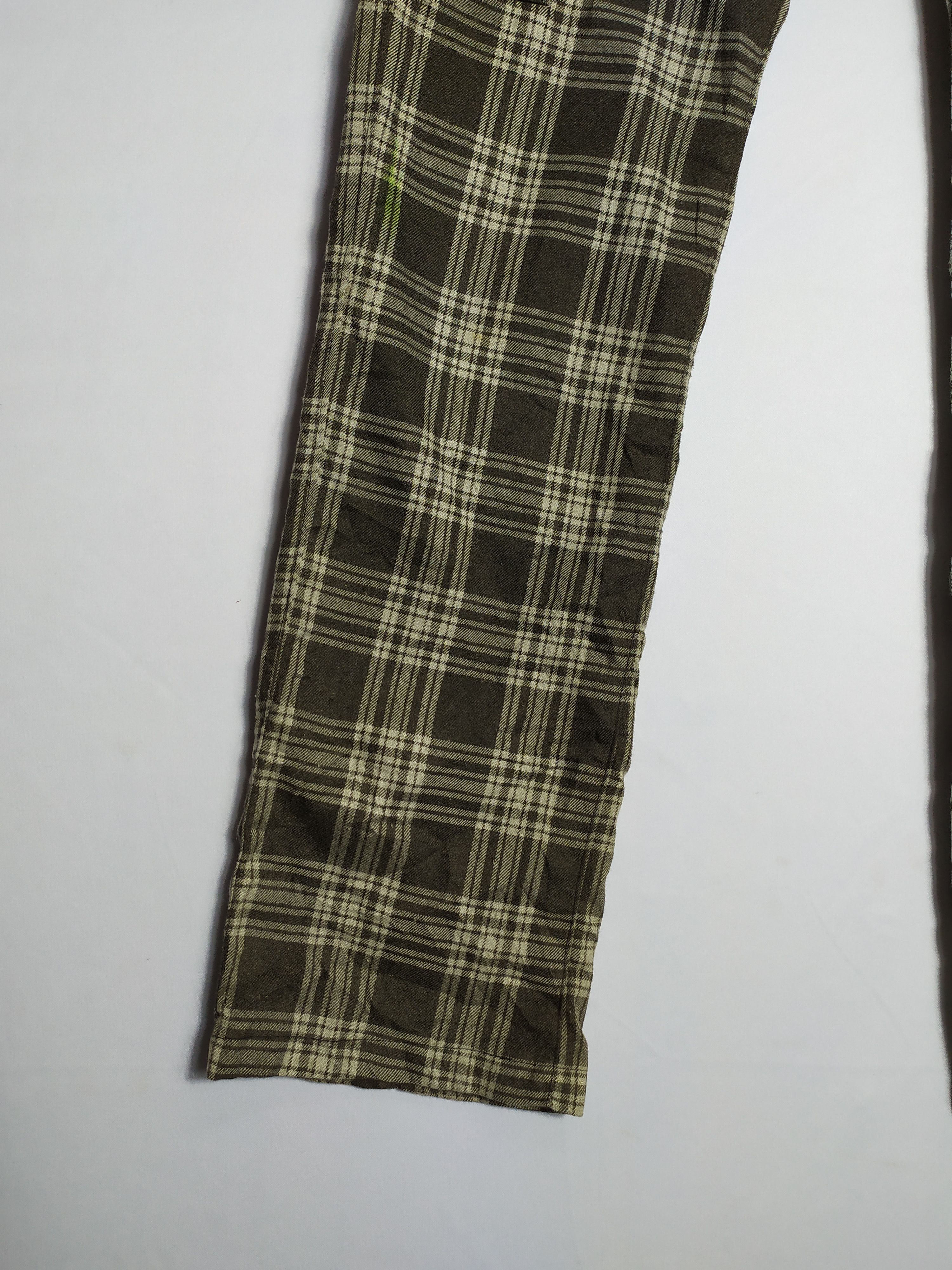 Flannel SUGGESTION CHECKERED PLAID CARGO PANTS/TACTICAL PANTS Size US 30 / EU 46 - 5 Thumbnail