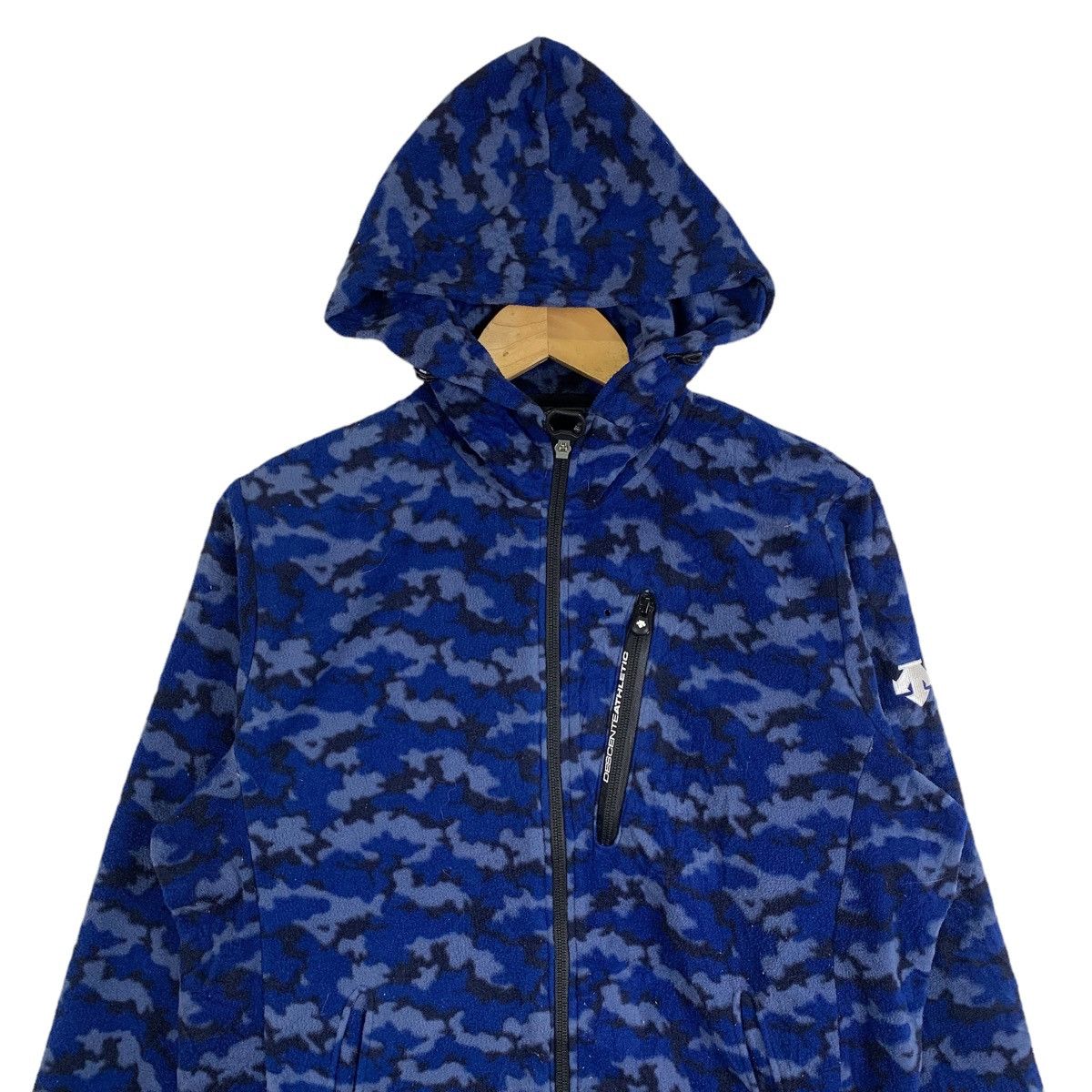 Descente × Vintage Vintage DESCENTE Outdoor Sport Fleece Hoodie Sweaters Jacket Size US M / EU 48-50 / 2 - 5 Thumbnail