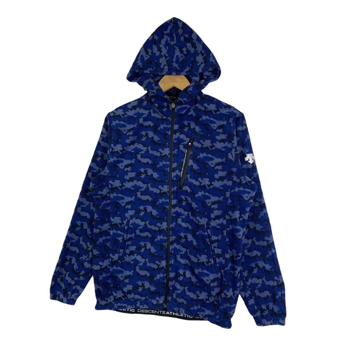 Descente × Vintage Vintage DESCENTE Outdoor Sport Fleece Hoodie Sweaters Jacket Size US M / EU 48-50 / 2 - 4 Thumbnail