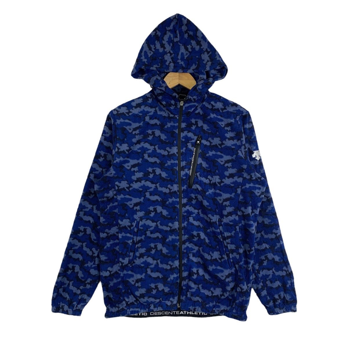 Descente × Vintage Vintage DESCENTE Outdoor Sport Fleece Hoodie Sweaters Jacket Size US M / EU 48-50 / 2 - 1 Thumbnail