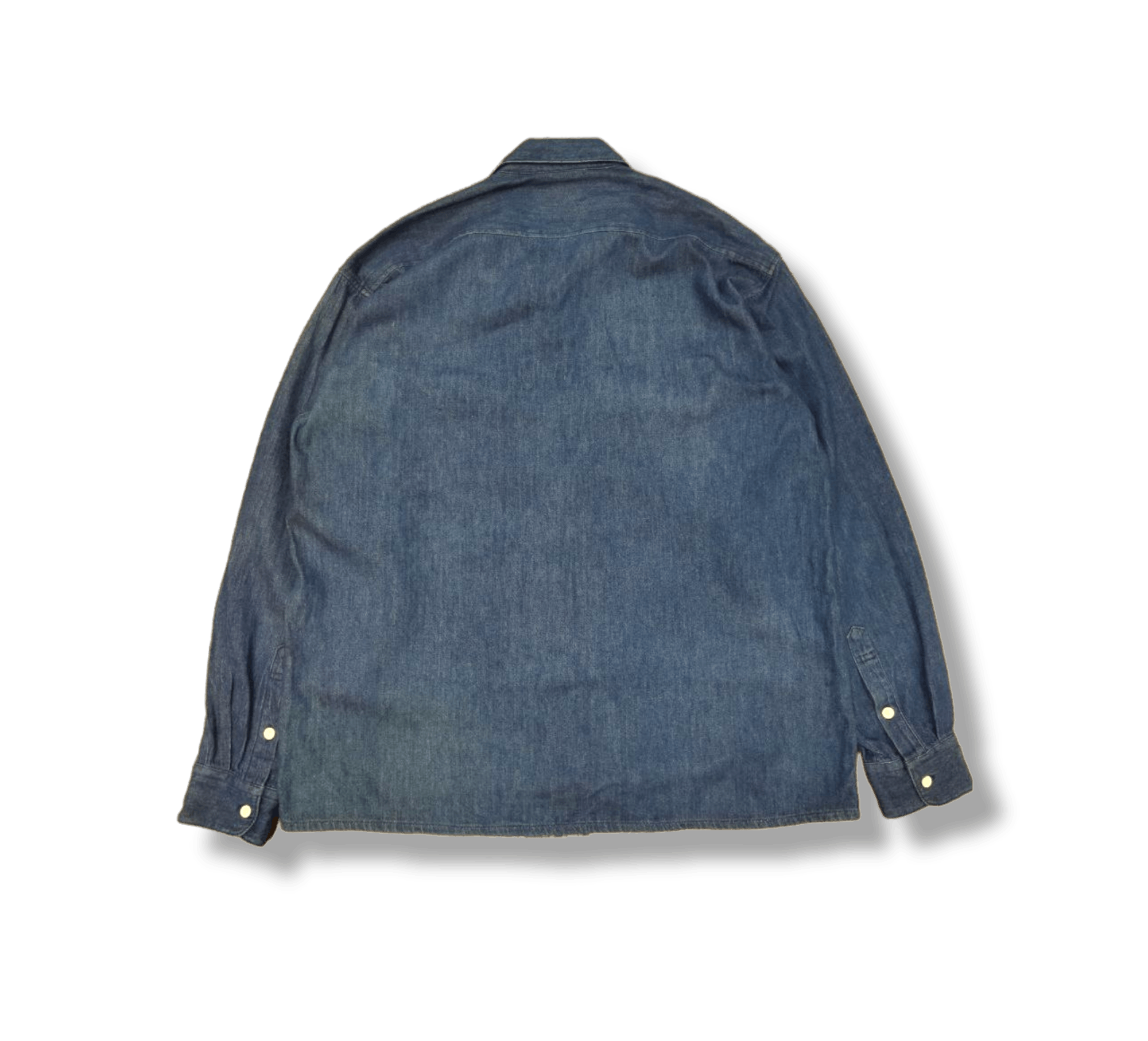 Wrangler Vintage Wrangler Checkered Oversized Denim Shirt Size US M / EU 48-50 / 2 - 2 Thumbnail